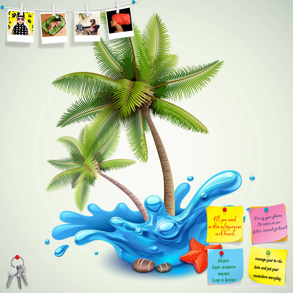 ArtzFolio Water Splash With Palms Printed Bulletin Board Notice Pin Board Soft Board | Frameless-Bulletin Boards Frameless-AZ5006550BLB_FL_RF_R-0-Image Code 5006550 Vishnu Image Folio Pvt Ltd, IC 5006550, ArtzFolio, Bulletin Boards Frameless, Kids, Landscapes, Digital Art, water, splash, with, palms, printed, bulletin, board, notice, pin, soft, frameless, pin up board, push pin board, extra large cork board, big pin board, notice board, small bulletin board, cork board, wall notice board, giant cork board, 