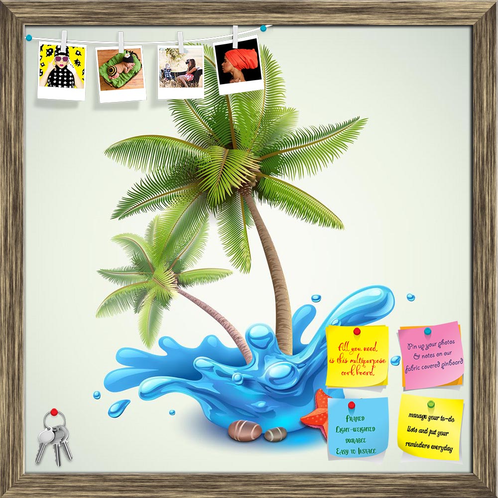 ArtzFolio Water Splash With Palms Printed Bulletin Board Notice Pin Board Soft Board | Framed-Bulletin Boards Framed-AZ5006550BLB_FR_RF_R-0-Image Code 5006550 Vishnu Image Folio Pvt Ltd, IC 5006550, ArtzFolio, Bulletin Boards Framed, Kids, Landscapes, Digital Art, water, splash, with, palms, printed, bulletin, board, notice, pin, soft, framed, pin up board, push pin board, extra large cork board, big pin board, notice board, small bulletin board, cork board, wall notice board, giant cork board, bulletin boa
