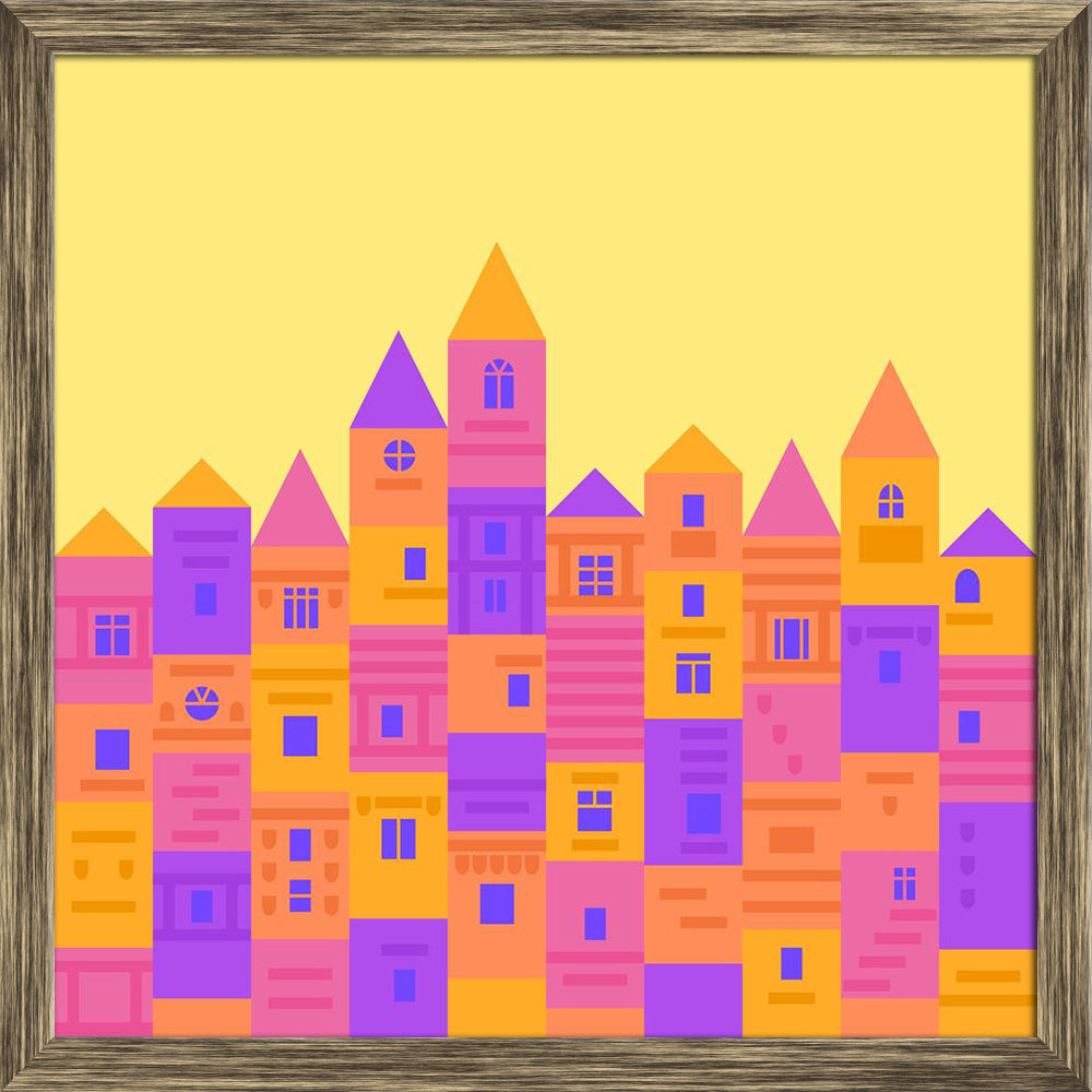 ArtzFolio Colorful Medieval Town From Building Blocks Canvas Painting-Paintings Wooden Framing-AZ5006551ART_FR_RF_R-0-Image Code 5006551 Vishnu Image Folio Pvt Ltd, IC 5006551, ArtzFolio, Paintings Wooden Framing, Kids, Places, Digital Art, colorful, medieval, town, from, building, blocks, canvas, painting, framed, print, wall, for, living, room, with, frame, poster, pitaara, box, large, size, drawing, art, split, big, office, reception, photography, of, panel, designer, decorative, amazonbasics, reprint, s