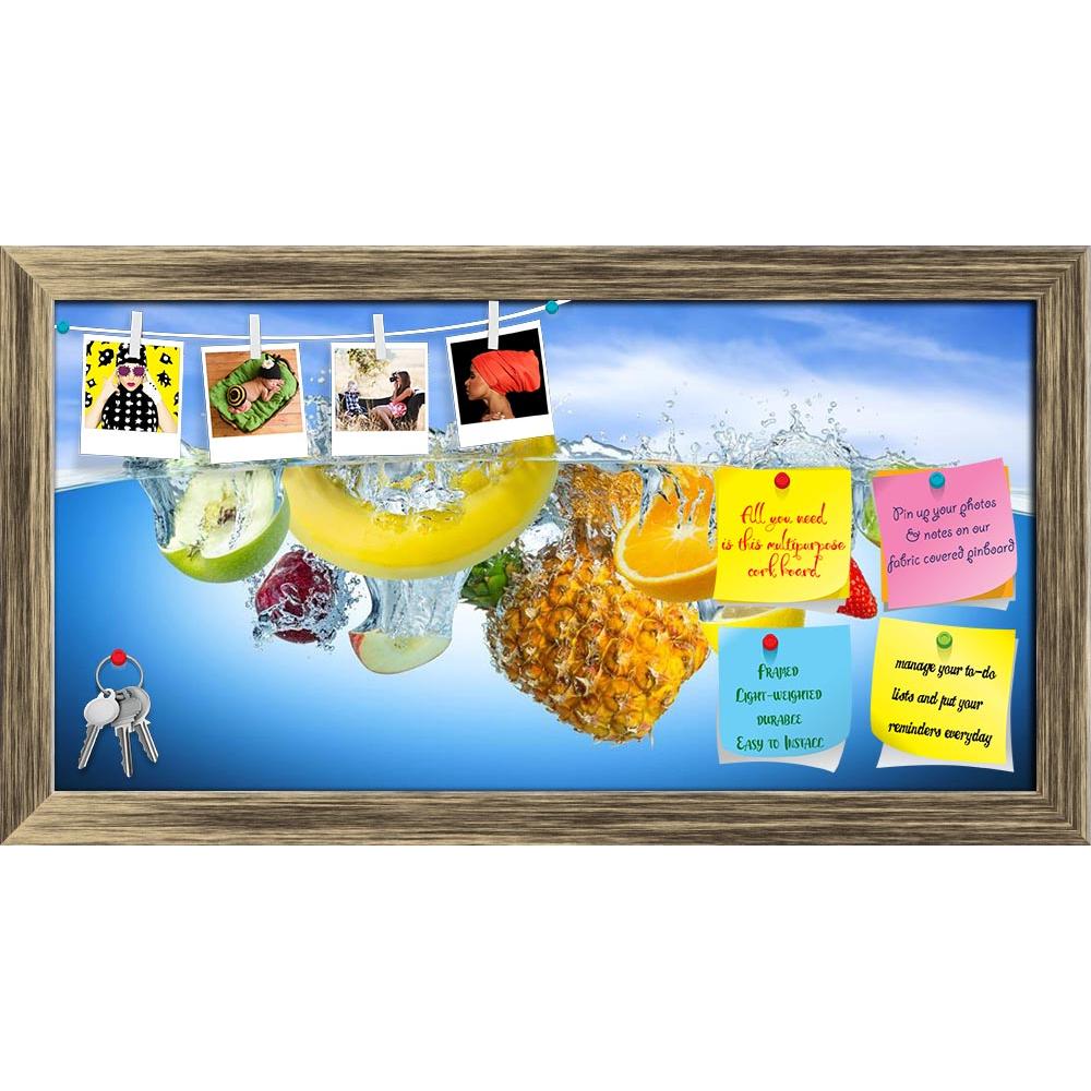 ArtzFolio Photo of Many Fruits Splashing Into Water Printed Bulletin Board Notice Pin Board Soft Board | Framed-Bulletin Boards Framed-AZ5006552BLB_FR_RF_R-0-Image Code 5006552 Vishnu Image Folio Pvt Ltd, IC 5006552, ArtzFolio, Bulletin Boards Framed, Food & Beverage, Photography, photo, of, many, fruits, splashing, into, water, printed, bulletin, board, notice, pin, soft, framed, multi, fruit, splash, vegetables, falling, white, blue, background, sky, fresh, pineapple, apple, banana, orange, lemon, kiwi, s