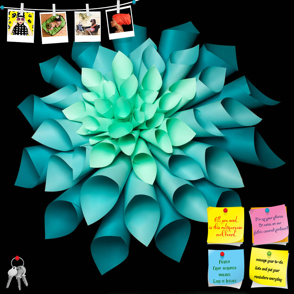 ArtzFolio Abstract Origami Flower Shape Printed Bulletin Board Notice Pin Board Soft Board | Frameless-Bulletin Boards Frameless-AZ5006569BLB_FL_RF_R-0-Image Code 5006569 Vishnu Image Folio Pvt Ltd, IC 5006569, ArtzFolio, Bulletin Boards Frameless, Floral, Photography, abstract, origami, flower, shape, printed, bulletin, board, notice, pin, soft, frameless, art, pattern, geometric, color, symmetry, background, close-up, blue, green, sheet, asymmetry, craft, decoration, object, ornament, curve, roll, creativ