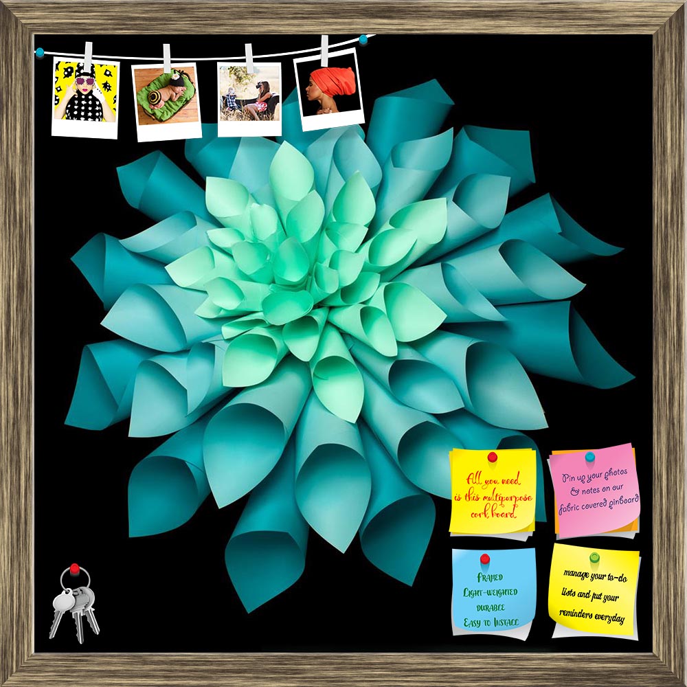 ArtzFolio Abstract Origami Flower Shape Printed Bulletin Board Notice Pin Board Soft Board | Framed-Bulletin Boards Framed-AZ5006569BLB_FR_RF_R-0-Image Code 5006569 Vishnu Image Folio Pvt Ltd, IC 5006569, ArtzFolio, Bulletin Boards Framed, Floral, Photography, abstract, origami, flower, shape, printed, bulletin, board, notice, pin, soft, framed, art, pattern, geometric, color, symmetry, background, close-up, blue, green, sheet, asymmetry, craft, decoration, object, ornament, curve, roll, creativity, black, 