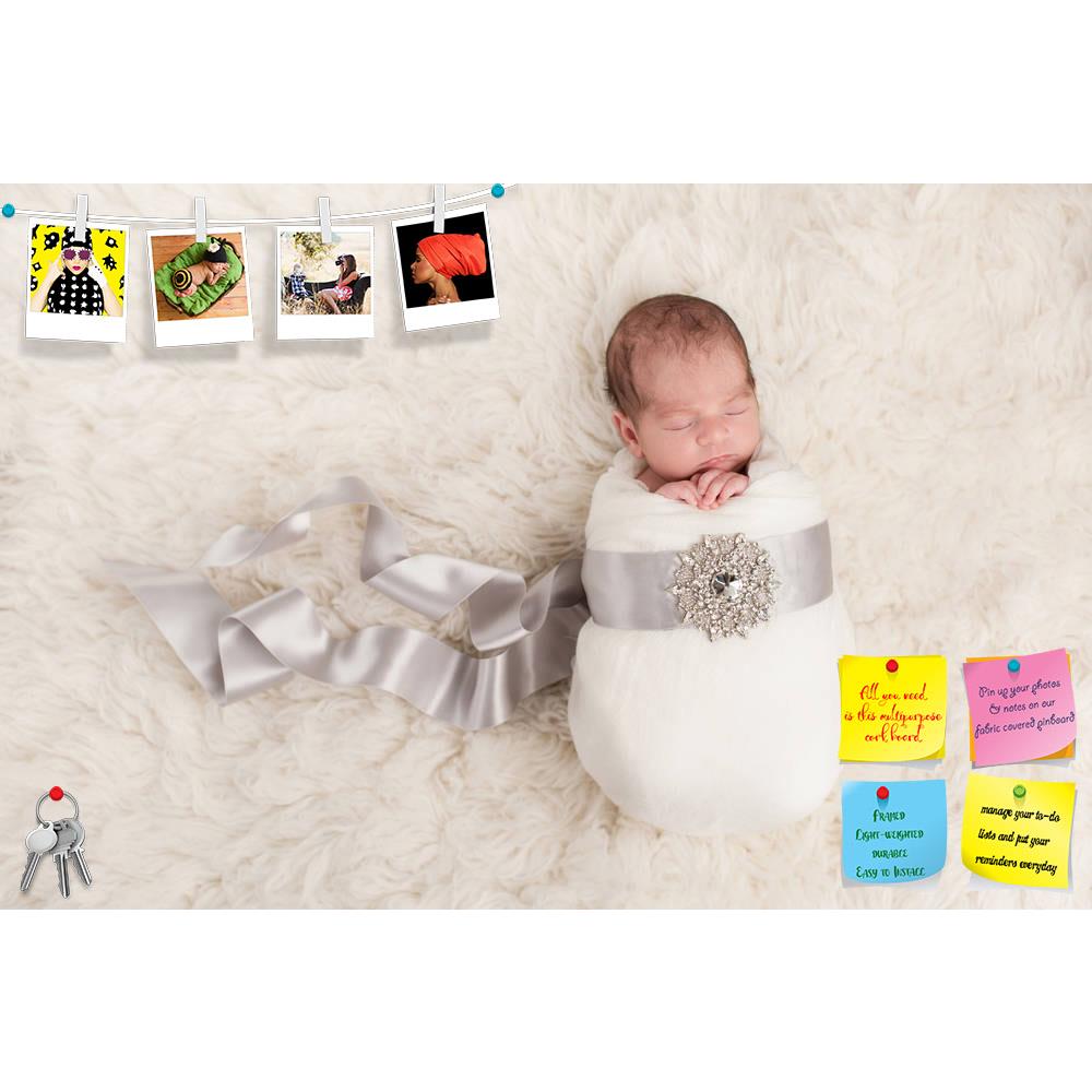 ArtzFolio Studio Shot Of A Newborn Baby Girl Printed Bulletin Board Notice Pin Board Soft Board | Frameless-Bulletin Boards Frameless-AZ5006574BLB_FL_RF_R-0-Image Code 5006574 Vishnu Image Folio Pvt Ltd, IC 5006574, ArtzFolio, Bulletin Boards Frameless, Kids, Photography, studio, shot, of, a, newborn, baby, girl, printed, bulletin, board, notice, pin, soft, frameless, female, sleep, sleeping, ribbon, rhinestones, rhinestone, sash, swaddled, swaddle, wrapped, bundle, bundled, infant, white, beige, innocence,