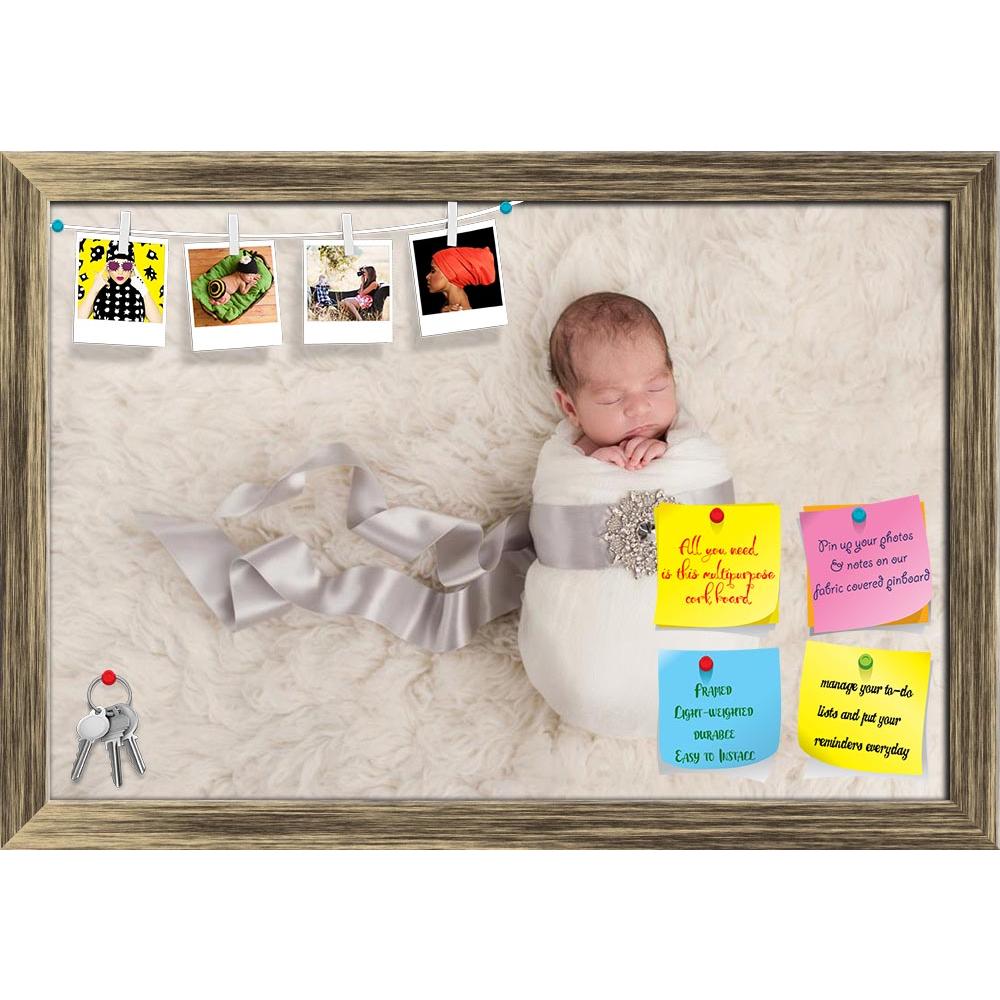 ArtzFolio Studio Shot Of A Newborn Baby Girl Printed Bulletin Board Notice Pin Board Soft Board | Framed-Bulletin Boards Framed-AZ5006574BLB_FR_RF_R-0-Image Code 5006574 Vishnu Image Folio Pvt Ltd, IC 5006574, ArtzFolio, Bulletin Boards Framed, Kids, Photography, studio, shot, of, a, newborn, baby, girl, printed, bulletin, board, notice, pin, soft, framed, female, sleep, sleeping, ribbon, rhinestones, rhinestone, sash, swaddled, swaddle, wrapped, bundle, bundled, infant, white, beige, innocence, innocent, l