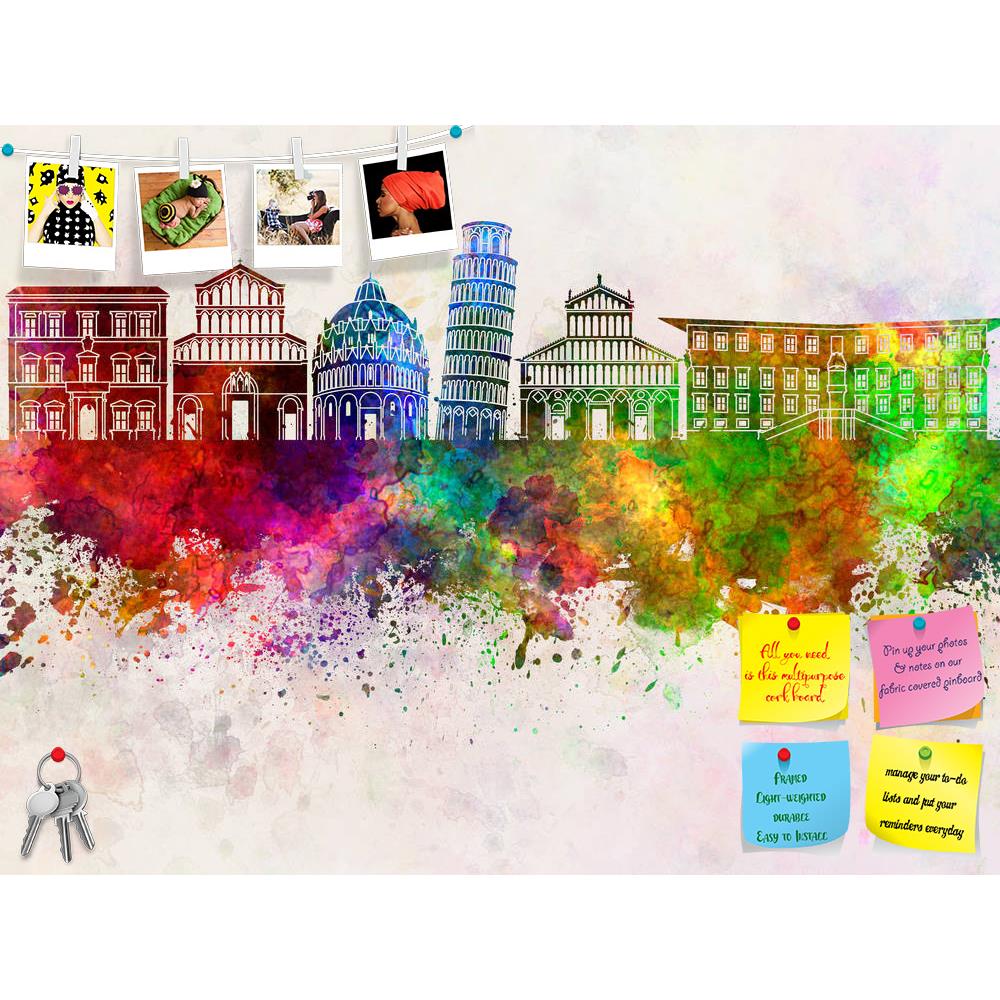 ArtzFolio Pisa Skyline, a city in Tuscany, Central Italy Printed Bulletin Board Notice Pin Board Soft Board | Frameless-Bulletin Boards Frameless-AZ5006578BLB_FL_RF_R-0-Image Code 5006578 Vishnu Image Folio Pvt Ltd, IC 5006578, ArtzFolio, Bulletin Boards Frameless, Places, Fine Art Reprint, pisa, skyline, a, city, in, tuscany, central, italy, printed, bulletin, board, notice, pin, soft, frameless, europe, watercolor, background, abstract, paint, color, splash, colorful, art, texture, grunge, illustration, b