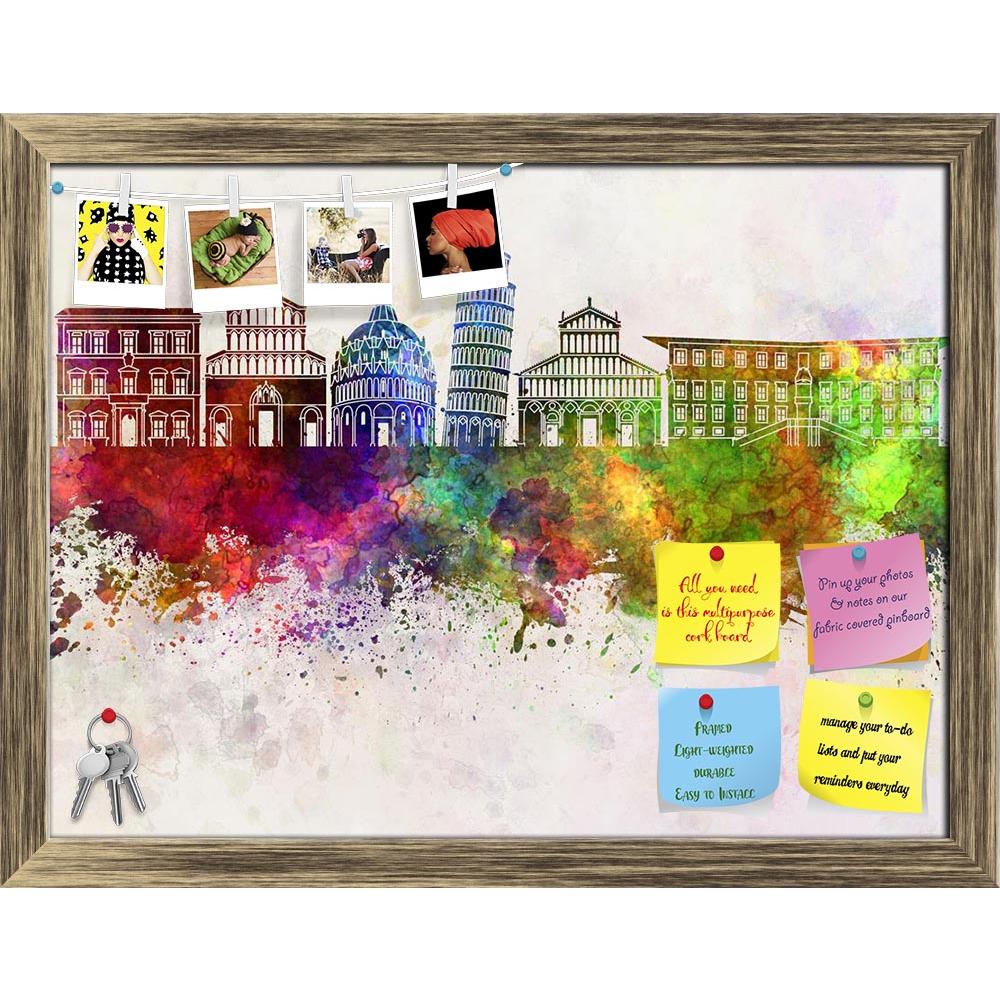 ArtzFolio Pisa Skyline, a city in Tuscany, Central Italy Printed Bulletin Board Notice Pin Board Soft Board | Framed-Bulletin Boards Framed-AZ5006578BLB_FR_RF_R-0-Image Code 5006578 Vishnu Image Folio Pvt Ltd, IC 5006578, ArtzFolio, Bulletin Boards Framed, Places, Fine Art Reprint, pisa, skyline, a, city, in, tuscany, central, italy, printed, bulletin, board, notice, pin, soft, framed, europe, watercolor, background, abstract, paint, color, splash, colorful, art, texture, grunge, illustration, bright, splat