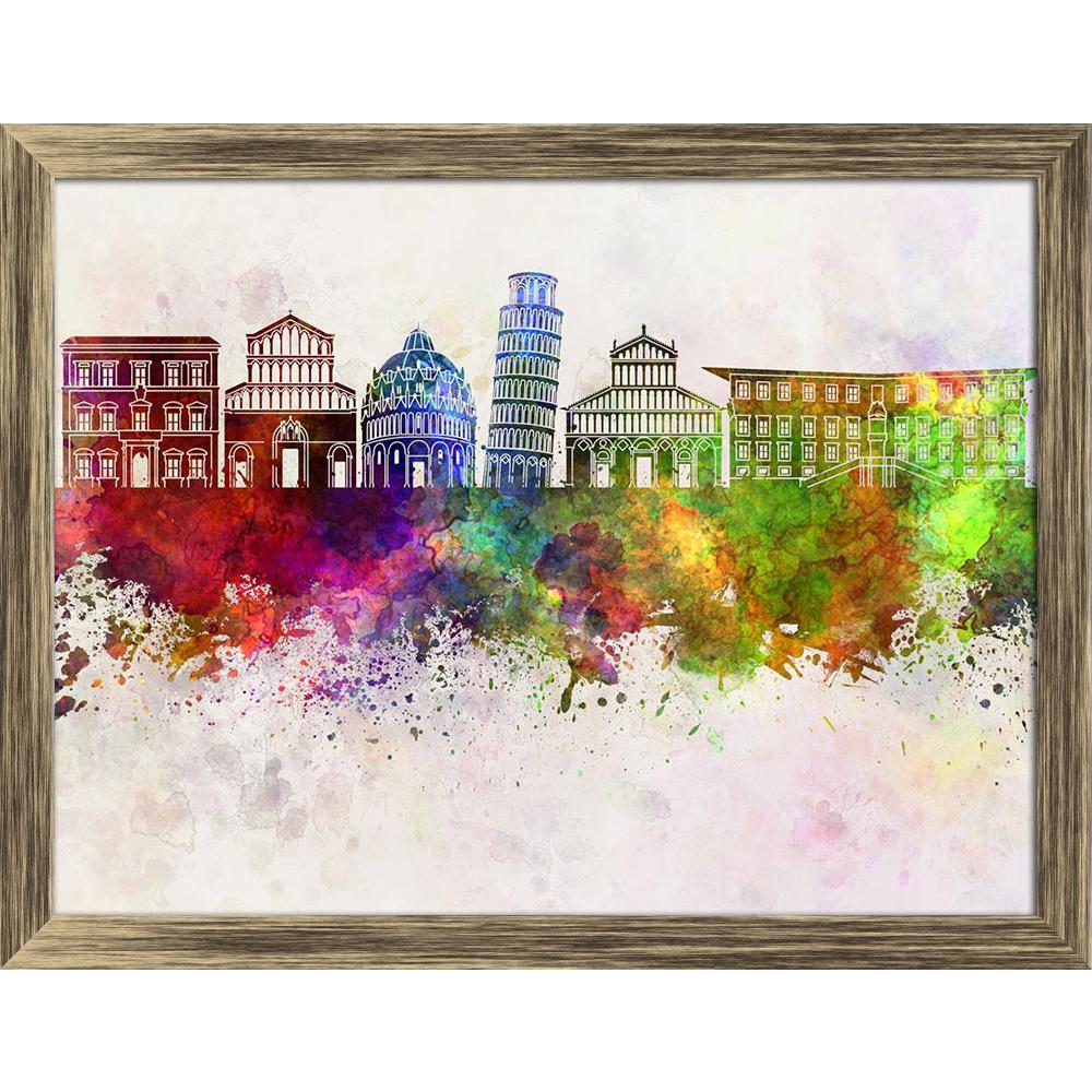 ArtzFolio Pisa Skyline, a city in Tuscany, Central Italy Canvas Painting Synthetic Frame-Paintings Synthetic Framing-AZ5006578ART_FR_RF_R-0-Image Code 5006578 Vishnu Image Folio Pvt Ltd, IC 5006578, ArtzFolio, Paintings Synthetic Framing, Places, Fine Art Reprint, pisa, skyline, a, city, in, tuscany, central, italy, canvas, painting, synthetic, frame, framed, print, wall, for, living, room, with, poster, pitaara, box, large, size, drawing, art, split, big, office, reception, photography, of, kids, panel, de