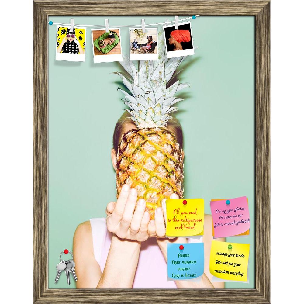 ArtzFolio Fashionable Stylish Girl Holding Pineapple Printed Bulletin Board Notice Pin Board Soft Board | Framed-Bulletin Boards Framed-AZ5006580BLB_FR_RF_R-0-Image Code 5006580 Vishnu Image Folio Pvt Ltd, IC 5006580, ArtzFolio, Bulletin Boards Framed, Food & Beverage, Photography, fashionable, stylish, girl, holding, pineapple, printed, bulletin, board, notice, pin, soft, framed, adult, attractive, background, beauty, clothing, crazy, diet, fashion, female, food, fool, fresh, fruit, fun, funky, green, happ