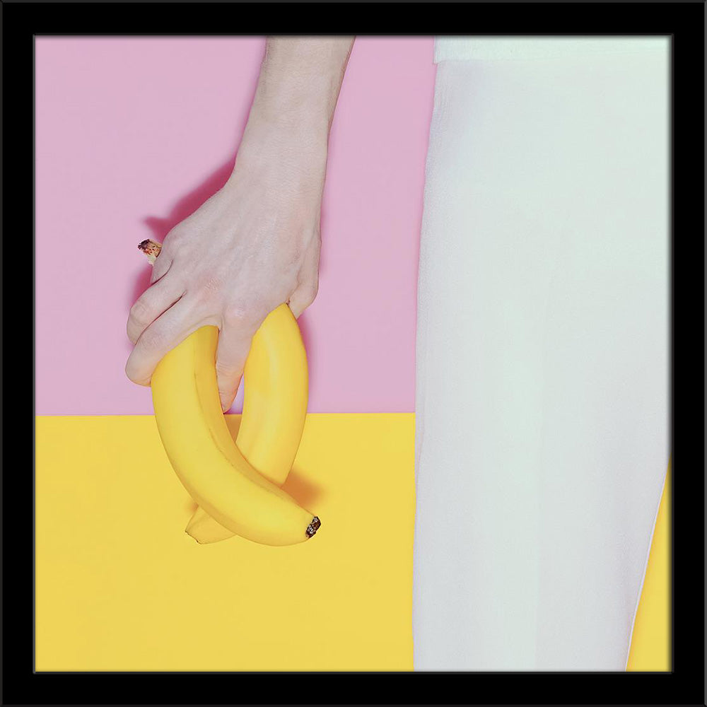 Minimal Fashion Style Model With Bananas Painting Poster Frame-Regular Art Framed-REG_FR-IC 5006583 IC 5006583, Comedy, Cuisine, Fashion, Food, Food and Beverage, Food and Drink, Fruit and Vegetable, Fruits, Geometric Abstraction, Hipster, Humor, Humour, Minimalism, Signs, Signs and Symbols, minimal, style, model, with, bananas, painting, poster, frame, banana, abstraction, accessories, background, beauty, bright, clothes, clothing, crazy, design, diet, exclusive, fool, fresh, fruit, fun, funky, girl, glamo
