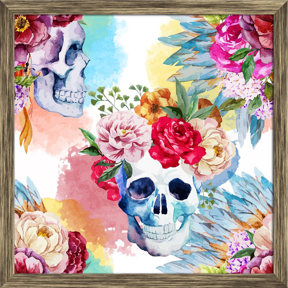 ArtzFolio Watercolor Ethnic Skull Canvas Painting-Paintings Wooden Framing-AZ5006589ART_FR_RF_R-0-Image Code 5006589 Vishnu Image Folio Pvt Ltd, IC 5006589, ArtzFolio, Paintings Wooden Framing, Floral, Digital Art, watercolor, ethnic, skull, canvas, painting, framed, print, wall, for, living, room, with, frame, poster, pitaara, box, large, size, drawing, art, split, big, office, reception, photography, of, kids, panel, designer, decorative, amazonbasics, reprint, small, bedroom, on, scenery, beautiful, vect