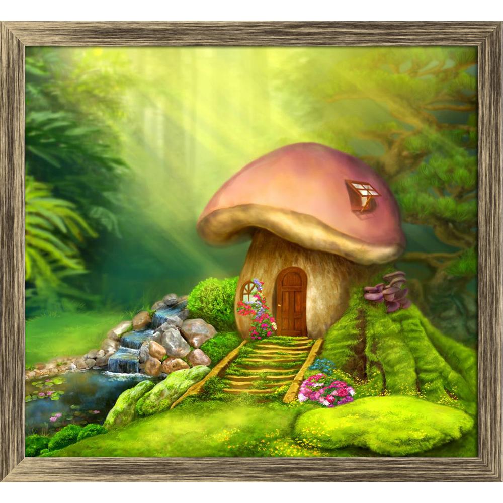 ArtzFolio Fantasy Mushroom Cottage On A Colorful Meadow D1 Canvas Painting-Paintings Wooden Framing-AZ5006592ART_FR_RF_R-0-Image Code 5006592 Vishnu Image Folio Pvt Ltd, IC 5006592, ArtzFolio, Paintings Wooden Framing, Fantasy, Kids, Digital Art, mushroom, cottage, on, a, colorful, meadow, d1, canvas, painting, framed, print, wall, for, living, room, with, frame, poster, pitaara, box, large, size, drawing, art, split, big, office, reception, photography, of, panel, designer, decorative, amazonbasics, reprin