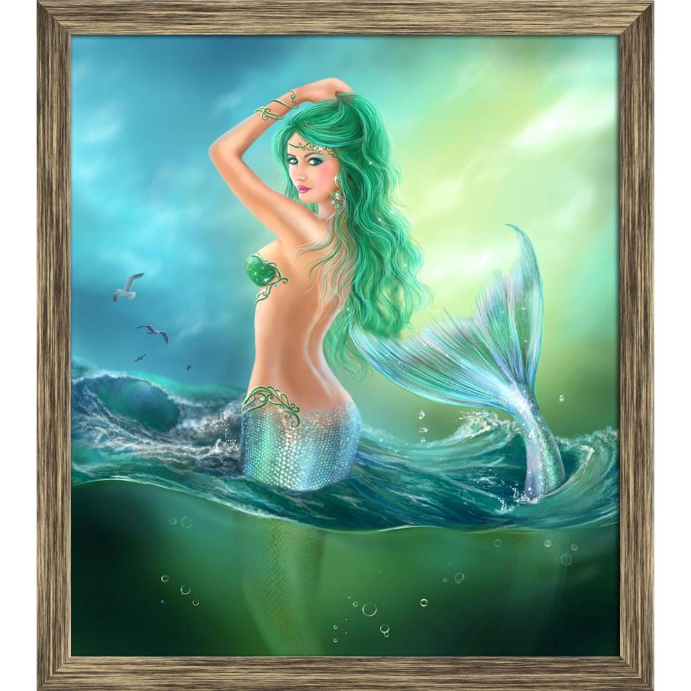 ArtzFolio Fantasy Beautiful Mermaid At Ocean On Waves Canvas Painting-Paintings Wooden Framing-AZ5006594ART_FR_RF_R-0-Image Code 5006594 Vishnu Image Folio Pvt Ltd, IC 5006594, ArtzFolio, Paintings Wooden Framing, Fantasy, Figurative, Digital Art, beautiful, mermaid, at, ocean, on, waves, canvas, painting, framed, print, wall, for, living, room, with, frame, poster, pitaara, box, large, size, drawing, art, split, big, office, reception, photography, of, kids, panel, designer, decorative, amazonbasics, repri