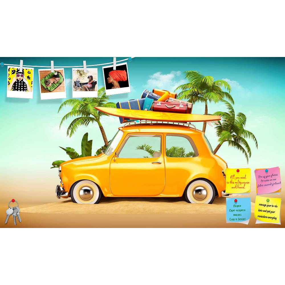ArtzFolio Retro Car With Surfboard & Suitcases On A Beach Printed Bulletin Board Notice Pin Board Soft Board | Frameless-Bulletin Boards Frameless-AZ5006600BLB_FL_RF_R-0-Image Code 5006600 Vishnu Image Folio Pvt Ltd, IC 5006600, ArtzFolio, Bulletin Boards Frameless, Automobiles, Kids, Digital Art, retro, car, with, surfboard, suitcases, on, a, beach, printed, bulletin, board, notice, pin, soft, frameless, unusual, travel, summer, creative, concept, design, art, nature, trip, sand, road, ocean, sunlight, sea
