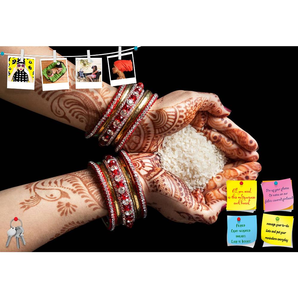 ArtzFolio Woman Hands With Henna Holding Rice Printed Bulletin Board Notice Pin Board Soft Board | Frameless-Bulletin Boards Frameless-AZ5006605BLB_FL_RF_R-0-Image Code 5006605 Vishnu Image Folio Pvt Ltd, IC 5006605, ArtzFolio, Bulletin Boards Frameless, Religious, Traditional, Photography, woman, hands, with, henna, holding, rice, printed, bulletin, board, notice, pin, soft, frameless, india, indian, white, thali, pulau, grain, veg, vegetarian, ayurveda, health, healthy, cuisine, food, national, mehendi, m