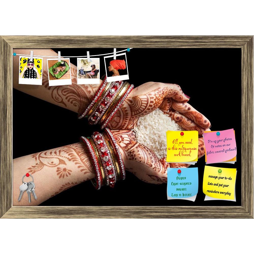 ArtzFolio Woman Hands With Henna Holding Rice Printed Bulletin Board Notice Pin Board Soft Board | Framed-Bulletin Boards Framed-AZ5006605BLB_FR_RF_R-0-Image Code 5006605 Vishnu Image Folio Pvt Ltd, IC 5006605, ArtzFolio, Bulletin Boards Framed, Religious, Traditional, Photography, woman, hands, with, henna, holding, rice, printed, bulletin, board, notice, pin, soft, framed, india, indian, white, thali, pulau, grain, veg, vegetarian, ayurveda, health, healthy, cuisine, food, national, mehendi, mehndi, weddi