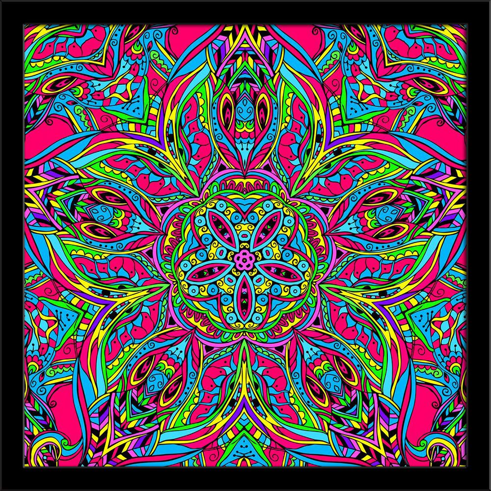 Abstract Psychedelic Traditional Motif Element Painting Poster Frame-Regular Art Framed-REG_FR-IC 5006610 IC 5006610, Abstract Expressionism, Abstracts, Ancient, Art and Paintings, Botanical, Culture, Decorative, Digital, Digital Art, Ethnic, Fashion, Festivals, Festivals and Occasions, Festive, Floral, Flowers, Geometric, Geometric Abstraction, Graphic, Historical, Holidays, Illustrations, Love, Mandala, Medieval, Nature, Patterns, Pop Art, Romance, Scenic, Semi Abstract, Signs, Signs and Symbols, Traditio