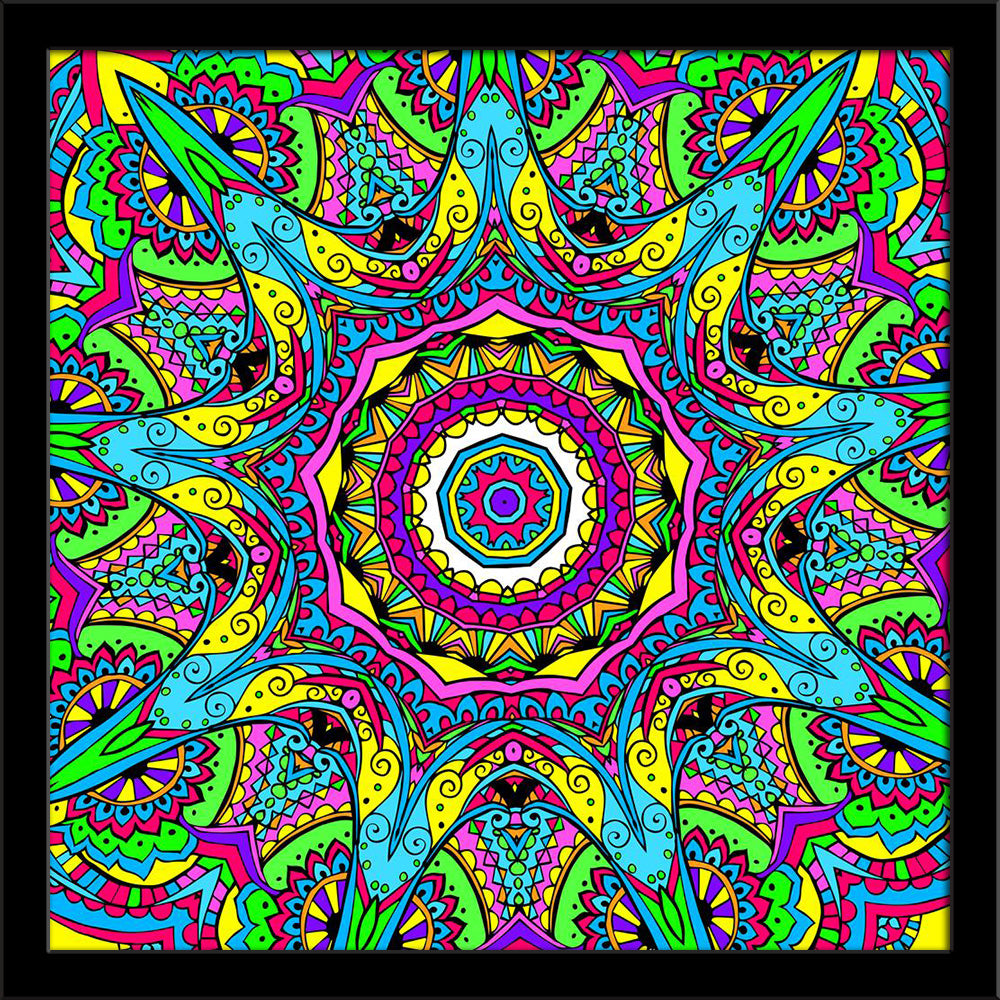 Abstract Psychedelic Traditional Motif Element Painting Poster Frame-Regular Art Framed-REG_FR-IC 5006611 IC 5006611, Abstract Expressionism, Abstracts, Ancient, Art and Paintings, Botanical, Culture, Decorative, Digital, Digital Art, Ethnic, Fashion, Festivals, Festivals and Occasions, Festive, Floral, Flowers, Geometric, Geometric Abstraction, Graphic, Historical, Holidays, Illustrations, Love, Mandala, Medieval, Nature, Patterns, Pop Art, Romance, Scenic, Semi Abstract, Signs, Signs and Symbols, Traditio