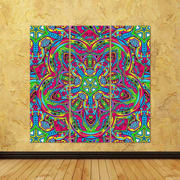 ArtzFolio Abstract Psychedelic Traditional Motif Element D3 Split Art Painting Panel on Sunboard-Split Art Panels-AZ5006612SPL_FR_RF_R-0-Image Code 5006612 Vishnu Image Folio Pvt Ltd, IC 5006612, ArtzFolio, Split Art Panels, Abstract, Traditional, Digital Art, psychedelic, motif, element, d3, split, art, painting, panel, on, sunboard, framed, canvas, print, wall, for, living, room, with, frame, poster, pitaara, box, large, size, drawing, big, office, reception, photography, of, kids, designer, decorative, a