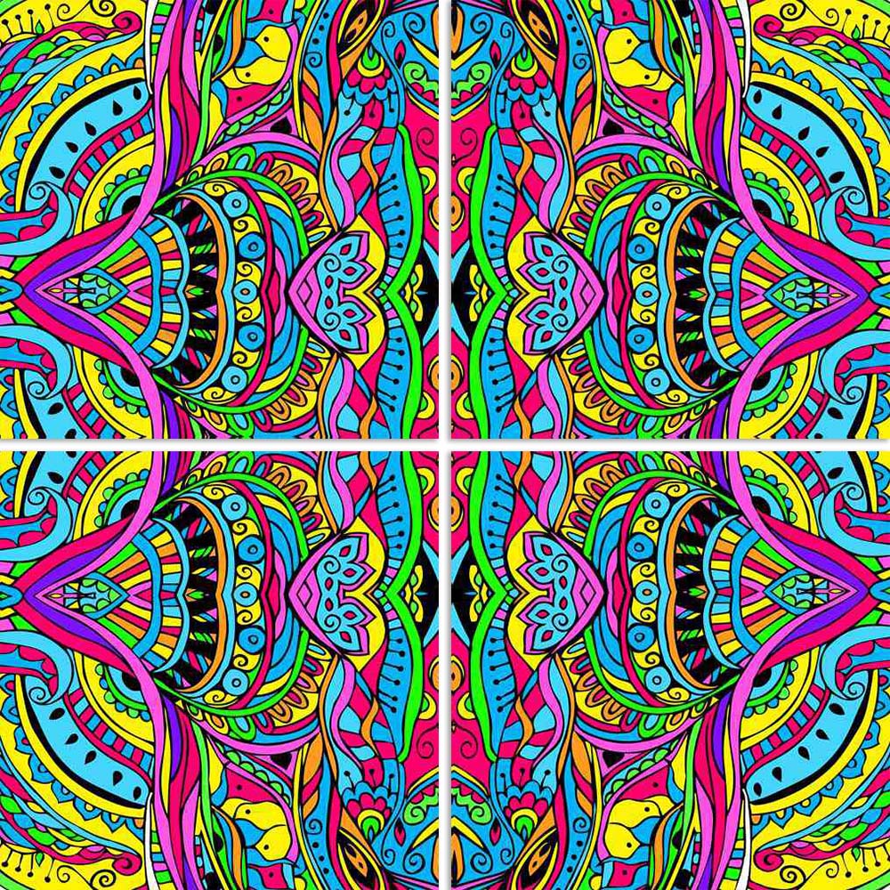 ArtzFolio Abstract Psychedelic Traditional Motif Element D9 Split Art Painting Panel on Sunboard-Split Art Panels-AZ5006619SPL_FR_RF_R-0-Image Code 5006619 Vishnu Image Folio Pvt Ltd, IC 5006619, ArtzFolio, Split Art Panels, Abstract, Traditional, Digital Art, psychedelic, motif, element, d9, split, art, painting, panel, on, sunboard, framed, canvas, print, wall, for, living, room, with, frame, poster, pitaara, box, large, size, drawing, big, office, reception, photography, of, kids, designer, decorative, a