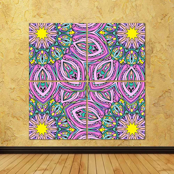 ArtzFolio Abstract Psychedelic Traditional Motif Element D10 Split Art Painting Panel on Sunboard-Split Art Panels-AZ5006620SPL_FR_RF_R-0-Image Code 5006620 Vishnu Image Folio Pvt Ltd, IC 5006620, ArtzFolio, Split Art Panels, Abstract, Traditional, Digital Art, psychedelic, motif, element, d10, split, art, painting, panel, on, sunboard, framed, canvas, print, wall, for, living, room, with, frame, poster, pitaara, box, large, size, drawing, big, office, reception, photography, of, kids, designer, decorative,