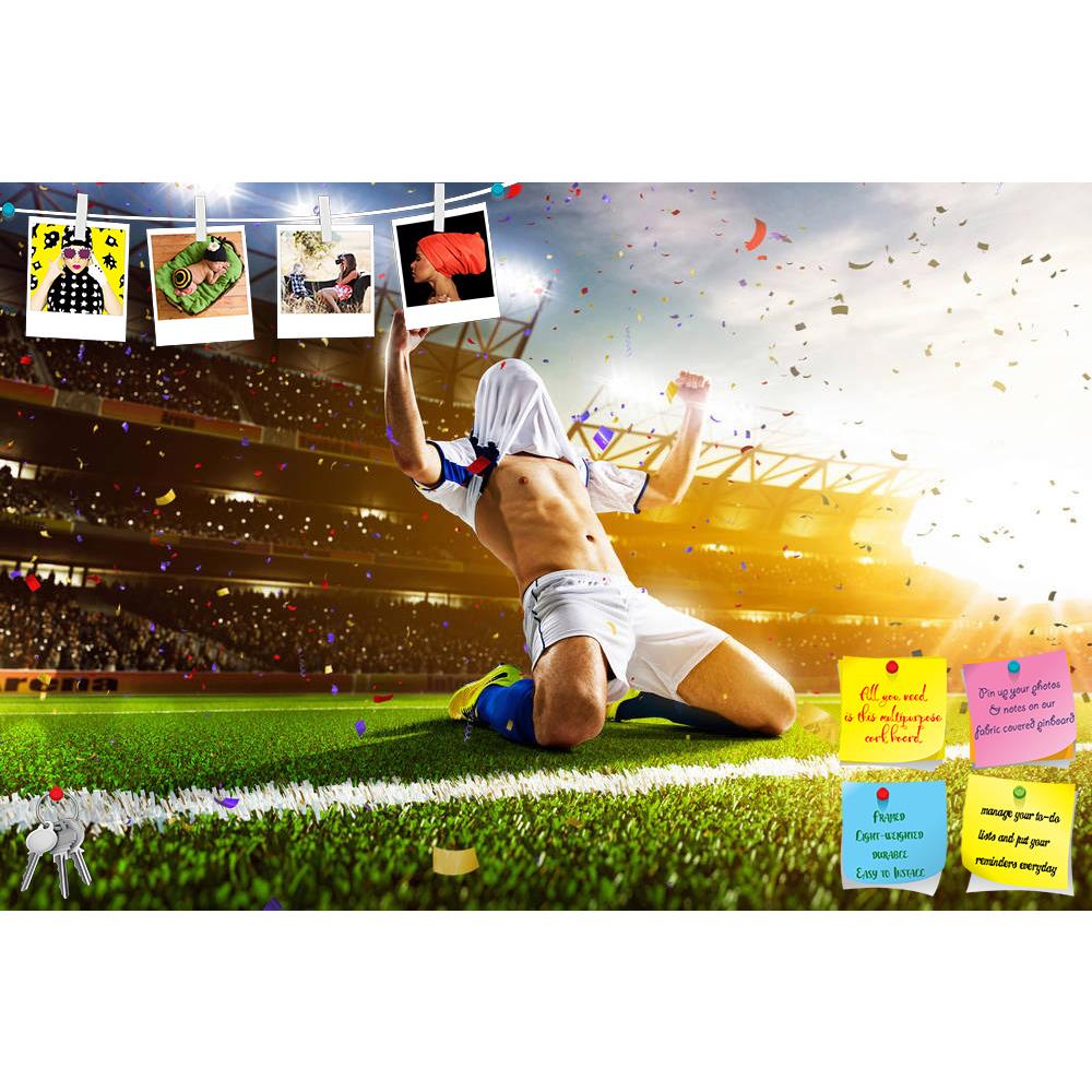 ArtzFolio Soccer Player in Action Printed Bulletin Board Notice Pin Board Soft Board | Frameless-Bulletin Boards Frameless-AZ5006632BLB_FL_RF_R-0-Image Code 5006632 Vishnu Image Folio Pvt Ltd, IC 5006632, ArtzFolio, Bulletin Boards Frameless, Sports, Photography, soccer, player, in, action, printed, bulletin, board, notice, pin, soft, frameless, field, ball, football, sport, grass, goal, competition, competitive, activity, outdoor, win, stadium, success, people, sky, grand, man, athletic, game, playground, 