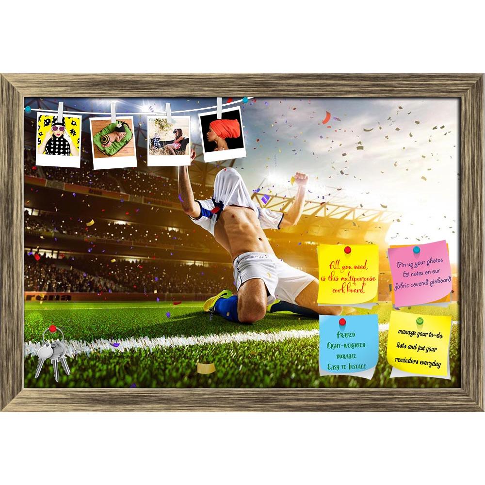 ArtzFolio Soccer Player in Action Printed Bulletin Board Notice Pin Board Soft Board | Framed-Bulletin Boards Framed-AZ5006632BLB_FR_RF_R-0-Image Code 5006632 Vishnu Image Folio Pvt Ltd, IC 5006632, ArtzFolio, Bulletin Boards Framed, Sports, Photography, soccer, player, in, action, printed, bulletin, board, notice, pin, soft, framed, field, ball, football, sport, grass, goal, competition, competitive, activity, outdoor, win, stadium, success, people, sky, grand, man, athletic, game, playground, light, male,