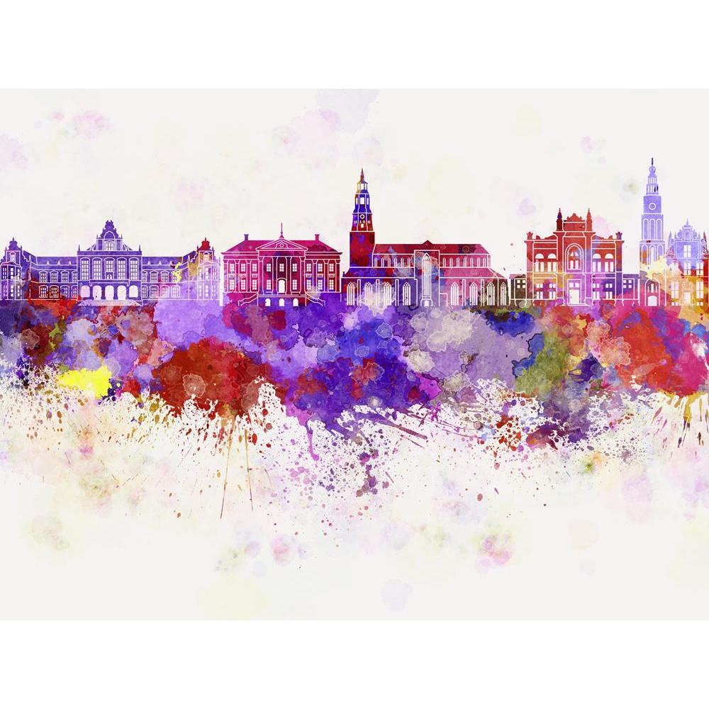 ArtzFolio Groningen, Netherlands, Skyline in Watercolor Unframed Premium Canvas Painting-Paintings Unframed Premium-AZ5006634ART_UN_RF_R-0-Image Code 5006634 Vishnu Image Folio Pvt Ltd, IC 5006634, ArtzFolio, Paintings Unframed Premium, Places, Fine Art Reprint, groningen, netherlands, skyline, in, watercolor, unframed, premium, canvas, painting, large, size, print, wall, for, living, room, without, frame, decorative, poster, art, pitaara, box, drawing, photography, amazonbasics, big, kids, designer, office