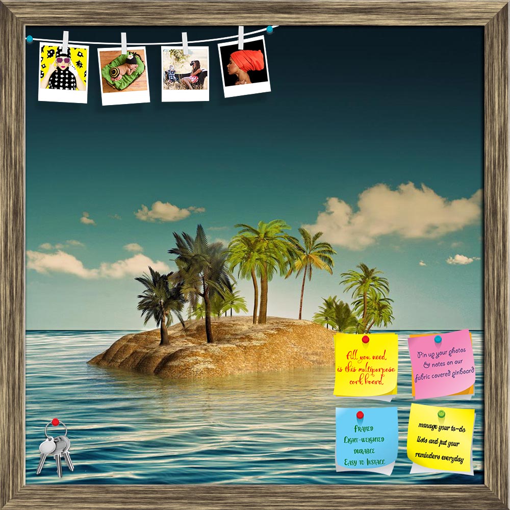 ArtzFolio Abstract Beauty Island in the Sea Printed Bulletin Board Notice Pin Board Soft Board | Framed-Bulletin Boards Framed-AZ5006635BLB_FR_RF_R-0-Image Code 5006635 Vishnu Image Folio Pvt Ltd, IC 5006635, ArtzFolio, Bulletin Boards Framed, Landscapes, Digital Art, abstract, beauty, island, in, the, sea, printed, bulletin, board, notice, pin, soft, framed, ocean, marine, beach, travel, summer, concept, tourism, resort, sign, trip, palm, chair, leisure, palmtree, tropical, sunny, copyspace, luxury, triple