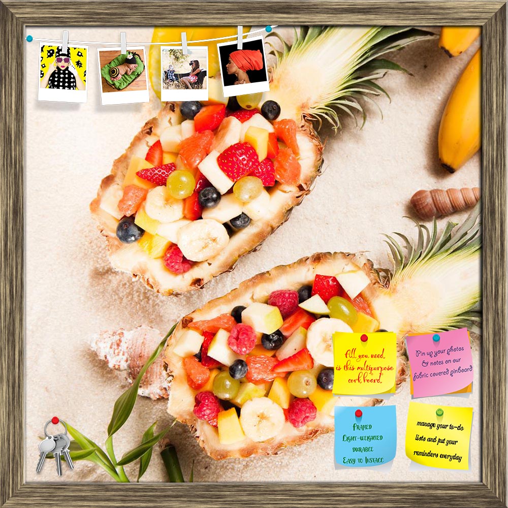 ArtzFolio Photo of Tropical Fruits in Hollowed Out Pineapple Printed Bulletin Board Notice Pin Board Soft Board | Framed-Bulletin Boards Framed-AZ5006643BLB_FR_RF_R-0-Image Code 5006643 Vishnu Image Folio Pvt Ltd, IC 5006643, ArtzFolio, Bulletin Boards Framed, Food & Beverage, Photography, photo, of, tropical, fruits, in, hollowed, out, pineapple, printed, bulletin, board, notice, pin, soft, framed, food, fresh, fruit, organic, salad, halved, serving, dessert, sweet, apple, banana, grapes, raspberry, vegan,