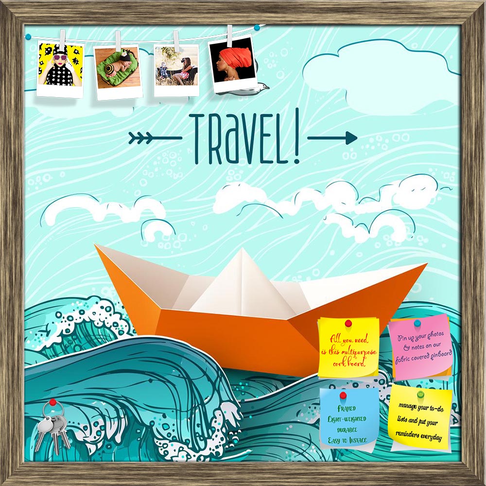 ArtzFolio Origami Paper Ship On Sea Waves Art Printed Bulletin Board Notice Pin Board Soft Board | Framed-Bulletin Boards Framed-AZ5006644BLB_FR_RF_R-0-Image Code 5006644 Vishnu Image Folio Pvt Ltd, IC 5006644, ArtzFolio, Bulletin Boards Framed, Kids, Places, Digital Art, origami, paper, ship, on, sea, waves, art, printed, bulletin, board, notice, pin, soft, framed, hand, drawn, vector, illustration, pin up board, push pin board, extra large cork board, big pin board, notice board, small bulletin board, cor