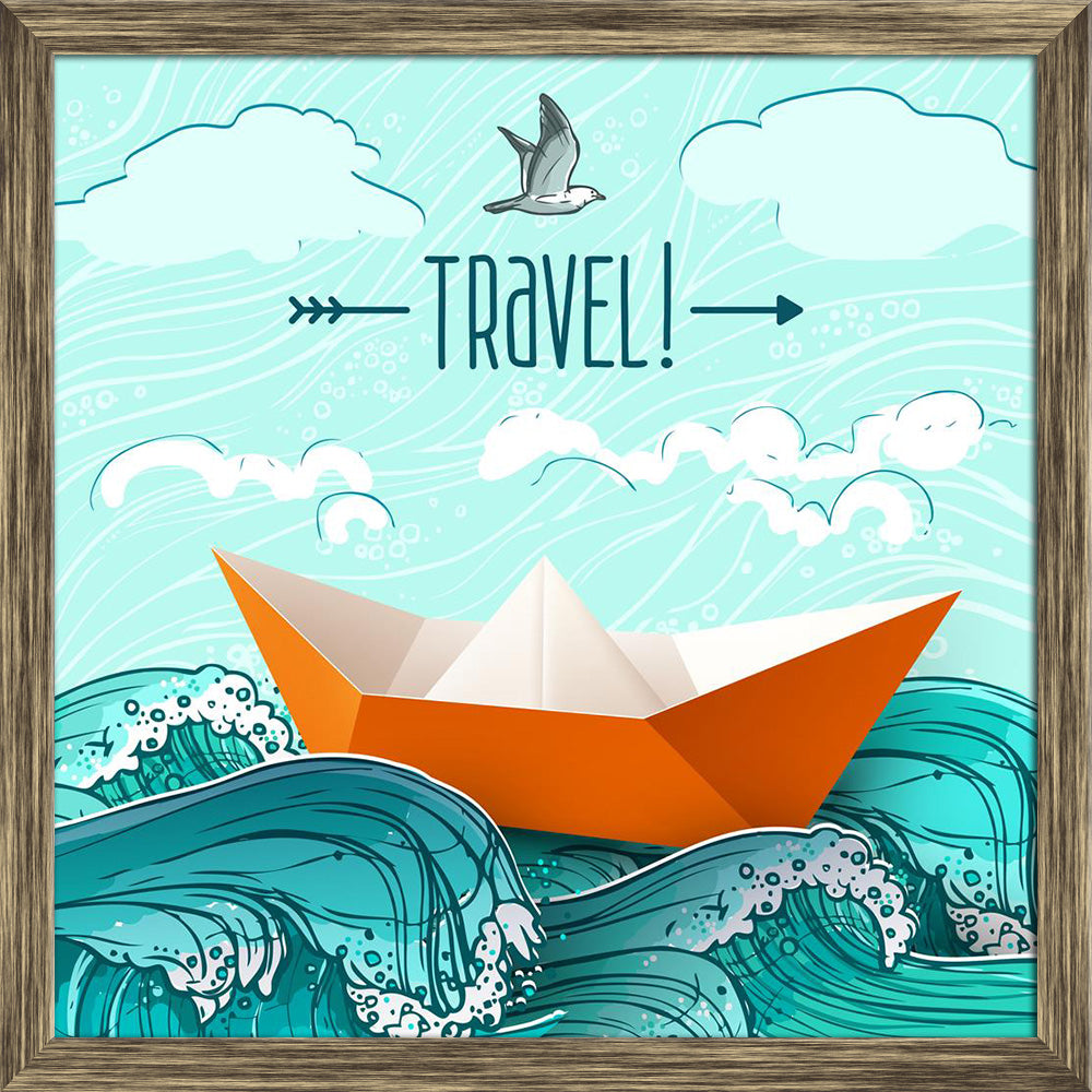 ArtzFolio Origami Paper Ship On Sea Waves Art Canvas Painting Synthetic Frame-Paintings Synthetic Framing-AZ5006644ART_FR_RF_R-0-Image Code 5006644 Vishnu Image Folio Pvt Ltd, IC 5006644, ArtzFolio, Paintings Synthetic Framing, Kids, Places, Digital Art, origami, paper, ship, on, sea, waves, art, canvas, painting, synthetic, frame, framed, print, wall, for, living, room, with, poster, pitaara, box, large, size, drawing, split, big, office, reception, photography, of, panel, designer, decorative, amazonbasic