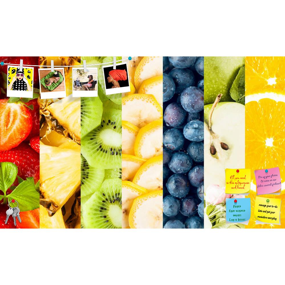 ArtzFolio Collage Photo of Sliced Tropical Fruits Printed Bulletin Board Notice Pin Board Soft Board | Frameless-Bulletin Boards Frameless-AZ5006665BLB_FL_RF_R-0-Image Code 5006665 Vishnu Image Folio Pvt Ltd, IC 5006665, ArtzFolio, Bulletin Boards Frameless, Food & Beverage, Digital Art, collage, photo, of, sliced, tropical, fruits, printed, bulletin, board, notice, pin, soft, frameless, dessert, food, fresh, fruit, sweet, healthy, vitamins, assorted, apple, banana, blueberries, citrus, orange, pineapple, s