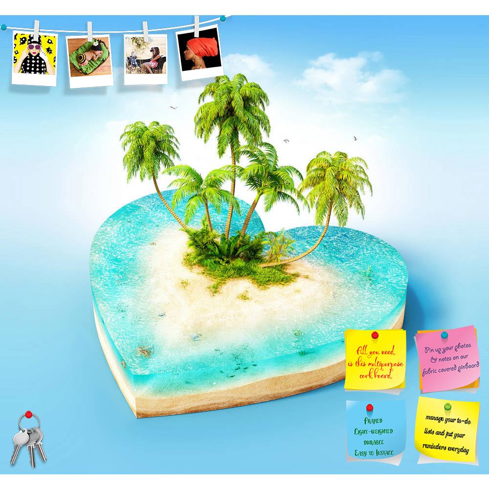 ArtzFolio Tropical Island With Water & Palms On A Beach D3 Printed Bulletin Board Notice Pin Board Soft Board | Frameless-Bulletin Boards Frameless-AZ5006666BLB_FL_RF_R-0-Image Code 5006666 Vishnu Image Folio Pvt Ltd, IC 5006666, ArtzFolio, Bulletin Boards Frameless, Kids, Landscapes, Digital Art, tropical, island, with, water, palms, on, a, beach, d3, printed, bulletin, board, notice, pin, soft, frameless, unusual, design, heart, art, imagine, creative, concept, tourism, travel, love, romantic, shape, vaca