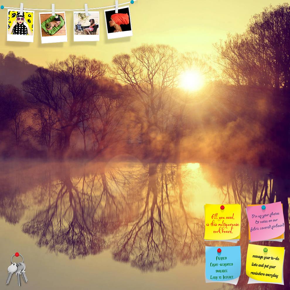 ArtzFolio Sunrise Over The Pond Printed Bulletin Board Notice Pin Board Soft Board | Frameless-Bulletin Boards Frameless-AZ5006669BLB_FL_RF_R-0-Image Code 5006669 Vishnu Image Folio Pvt Ltd, IC 5006669, ArtzFolio, Bulletin Boards Frameless, Landscapes, Photography, sunrise, over, the, pond, printed, bulletin, board, notice, pin, soft, frameless, pin up board, push pin board, extra large cork board, big pin board, notice board, small bulletin board, cork board, wall notice board, giant cork board, bulletin b