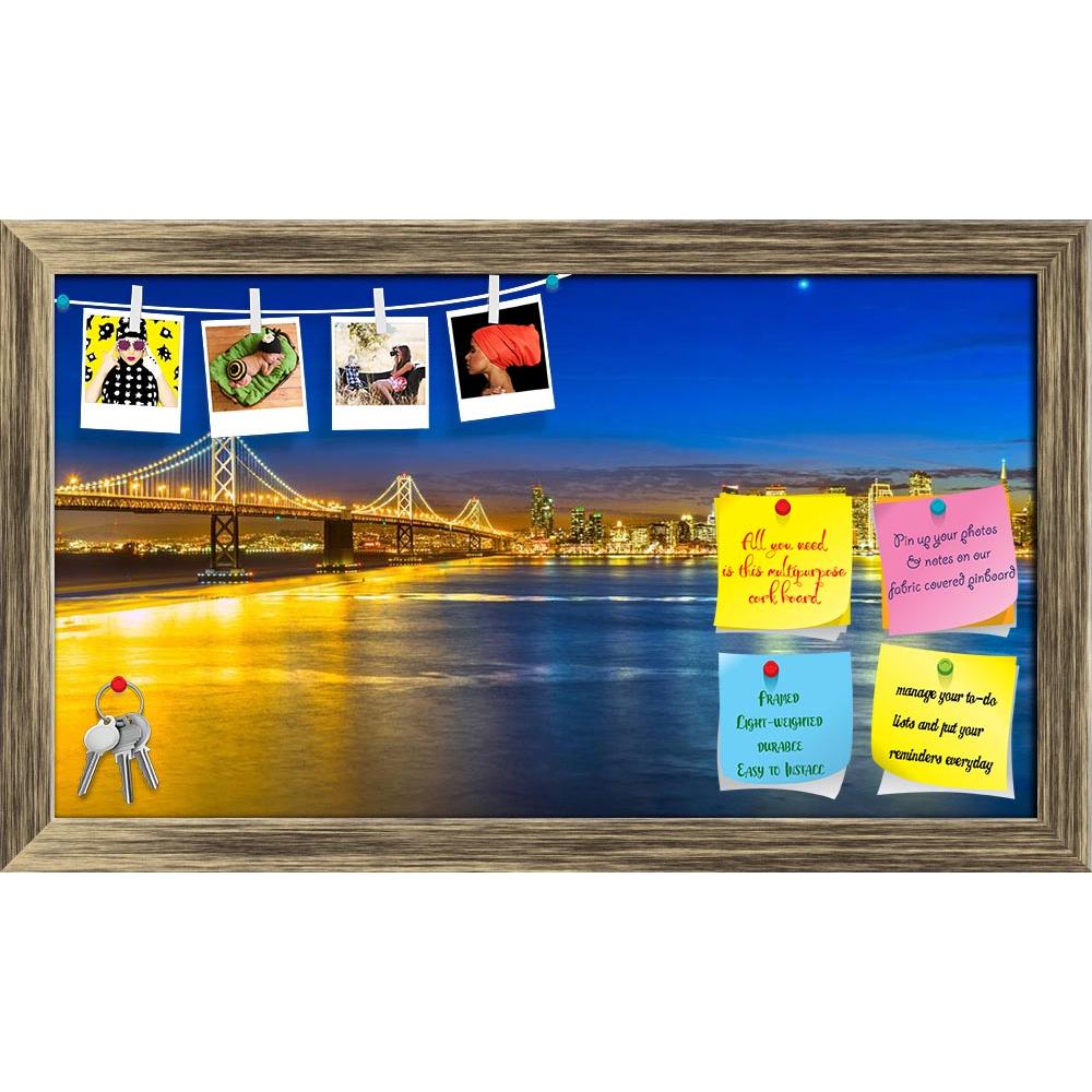 ArtzFolio San Francisco Skyline At Night, California, USA Printed Bulletin Board Notice Pin Board Soft Board | Framed-Bulletin Boards Framed-AZ5006672BLB_FR_RF_R-0-Image Code 5006672 Vishnu Image Folio Pvt Ltd, IC 5006672, ArtzFolio, Bulletin Boards Framed, Landscapes, Places, Photography, san, francisco, skyline, at, night, california, usa, printed, bulletin, board, notice, pin, soft, framed, travel, america, landmark, bay, tourism, background, downtown, buildings, art, trails, view, dusk, glowing, urban, 