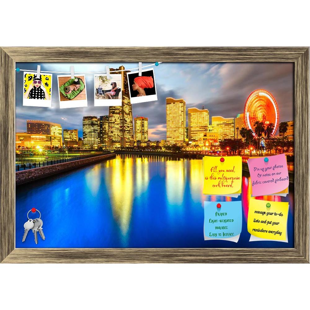 ArtzFolio Yokohama Skyline at Minato Mirai Waterfront, Japan Printed Bulletin Board Notice Pin Board Soft Board | Framed-Bulletin Boards Framed-AZ5006673BLB_FR_RF_R-0-Image Code 5006673 Vishnu Image Folio Pvt Ltd, IC 5006673, ArtzFolio, Bulletin Boards Framed, Landscapes, Places, Photography, yokohama, skyline, at, minato, mirai, waterfront, japan, printed, bulletin, board, notice, pin, soft, framed, night, tower, cityscape, park, office, ferris, business, landmark, building, wheel, city, amusement, bay, se