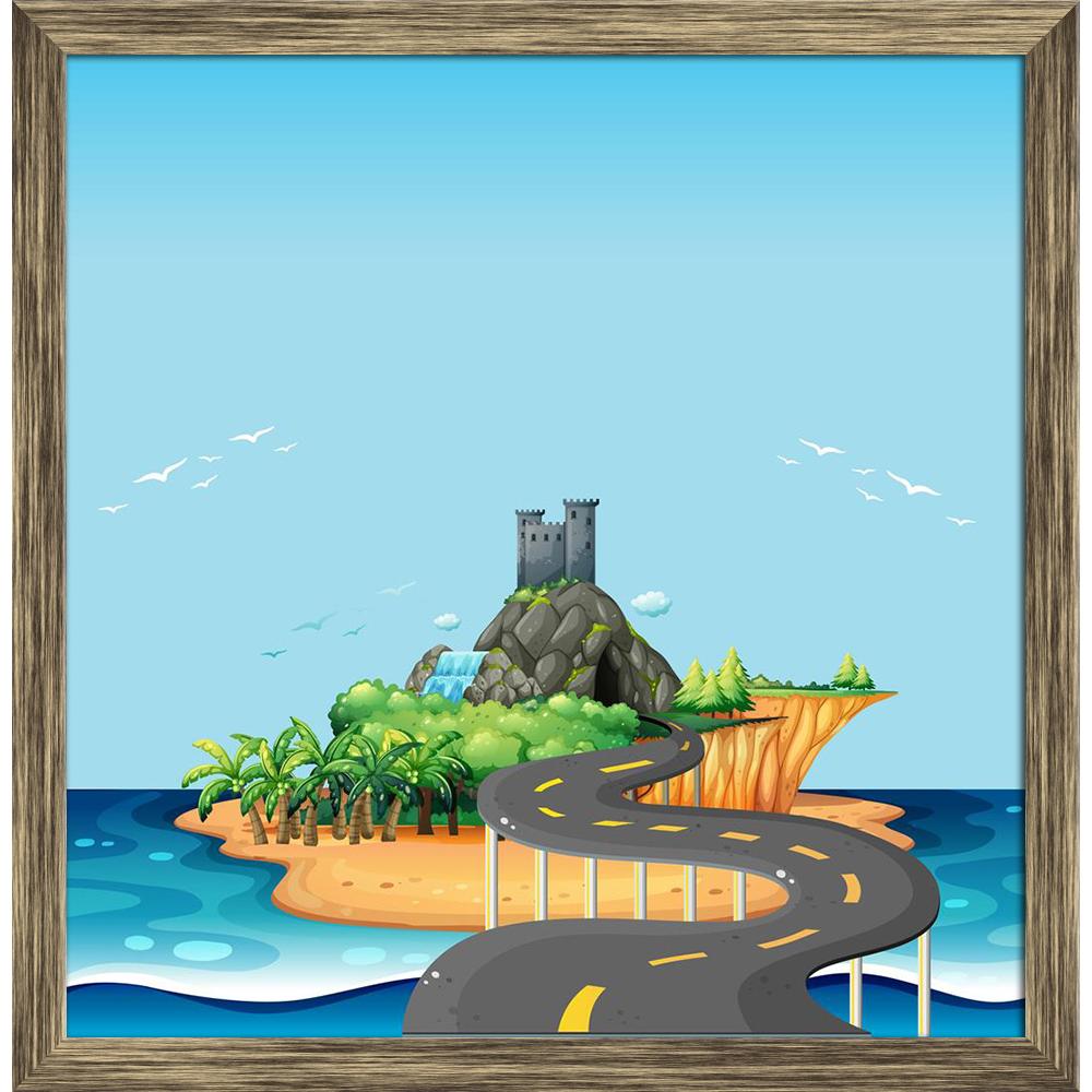 ArtzFolio Road Trip To The Cave On The Island Canvas Painting-Paintings Wooden Framing-AZ5006675ART_FR_RF_R-0-Image Code 5006675 Vishnu Image Folio Pvt Ltd, IC 5006675, ArtzFolio, Paintings Wooden Framing, Kids, Landscapes, Digital Art, road, trip, to, the, cave, on, island, canvas, painting, framed, print, wall, for, living, room, with, frame, poster, pitaara, box, large, size, drawing, art, split, big, office, reception, photography, of, panel, designer, decorative, amazonbasics, reprint, small, bedroom, 