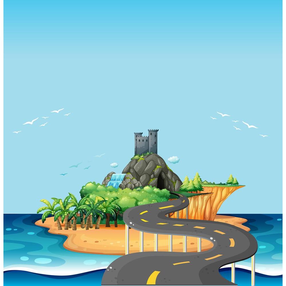 ArtzFolio Road Trip To The Cave On The Island Unframed Premium Canvas Painting-Paintings Unframed Premium-AZ5006675ART_UN_RF_R-0-Image Code 5006675 Vishnu Image Folio Pvt Ltd, IC 5006675, ArtzFolio, Paintings Unframed Premium, Kids, Landscapes, Digital Art, road, trip, to, the, cave, on, island, unframed, premium, canvas, painting, large, size, print, wall, for, living, room, without, frame, decorative, poster, art, pitaara, box, drawing, photography, amazonbasics, big, designer, office, reception, reprint,