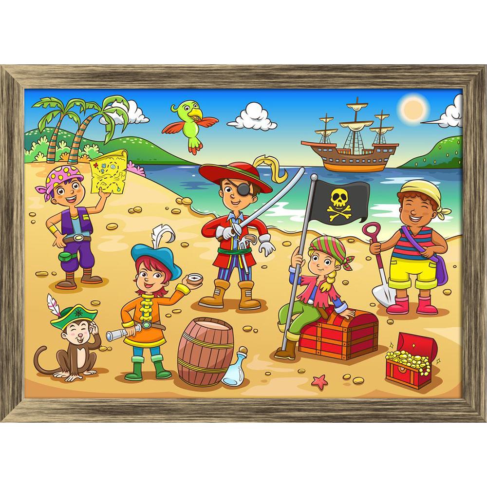 ArtzFolio Pirate Child Cartoon Canvas Painting-Paintings Wooden Framing-AZ5006677ART_FR_RF_R-0-Image Code 5006677 Vishnu Image Folio Pvt Ltd, IC 5006677, ArtzFolio, Paintings Wooden Framing, Kids, Landscapes, Digital Art, pirate, child, cartoon, canvas, painting, framed, print, wall, for, living, room, with, frame, poster, pitaara, box, large, size, drawing, art, split, big, office, reception, photography, of, panel, designer, decorative, amazonbasics, reprint, small, bedroom, on, scenery, illustration, car