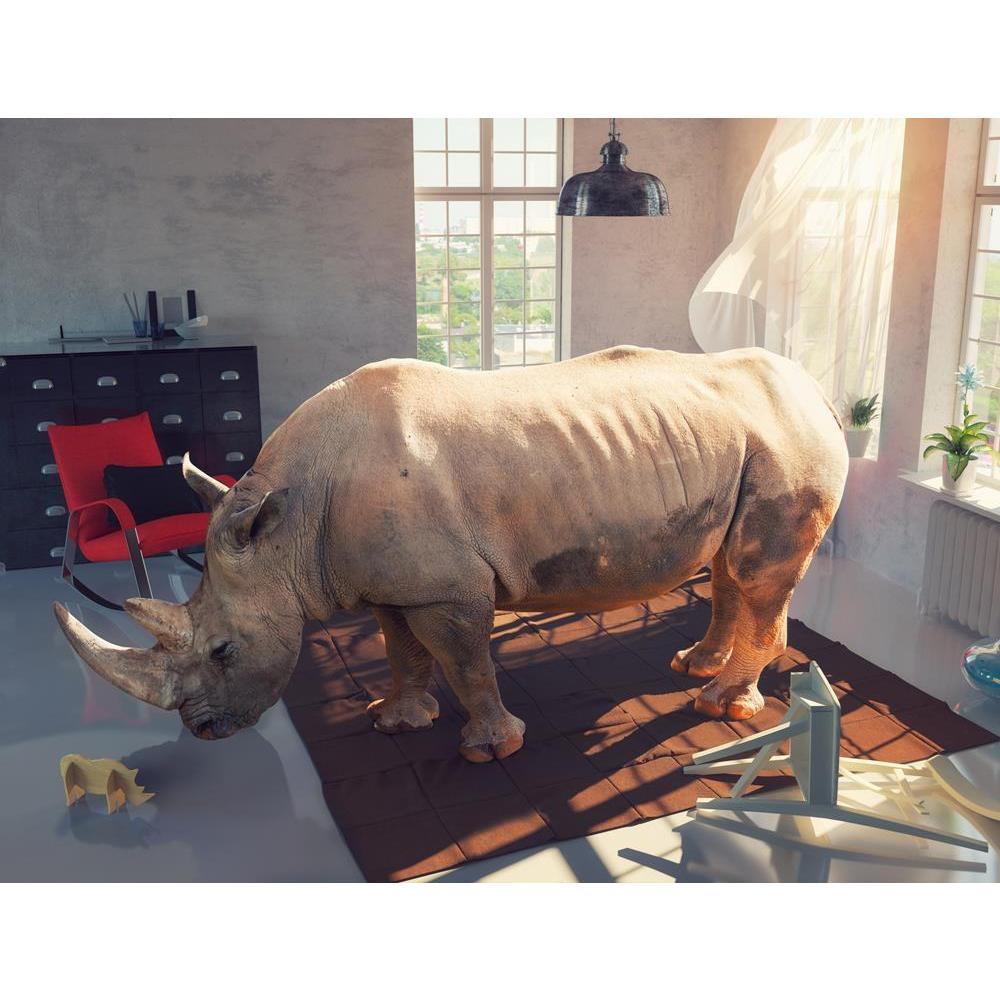 ArtzFolio Photo Combinated Concept of Rhinoceros In The Room Canvas Painting-Paintings MDF Framing-AZ5006680ART_UN_RF_R-0-Image Code 5006680 Vishnu Image Folio Pvt Ltd, IC 5006680, ArtzFolio, Paintings MDF Framing, Animals, Conceptual, Photography, photo, combinated, concept, of, rhinoceros, in, the, room, canvas, painting, framed, print, wall, for, living, with, frame, poster, pitaara, box, large, size, drawing, art, split, big, office, reception, kids, panel, designer, decorative, amazonbasics, reprint, s
