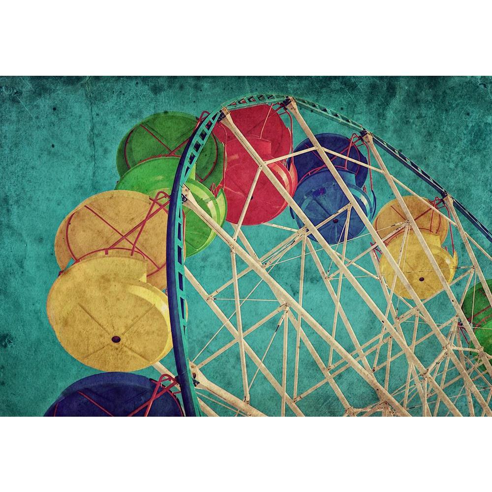 ArtzFolio Vintage Grunge Image of Colorful Ferris Wheel Unframed Premium Canvas Painting-Paintings Unframed Premium-AZ5006681ART_UN_RF_R-0-Image Code 5006681 Vishnu Image Folio Pvt Ltd, IC 5006681, ArtzFolio, Paintings Unframed Premium, Places, Photography, vintage, grunge, image, of, colorful, ferris, wheel, unframed, premium, canvas, painting, large, size, print, wall, for, living, room, without, frame, decorative, poster, art, pitaara, box, drawing, amazonbasics, big, kids, designer, office, reception, r