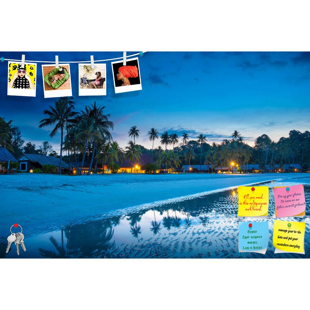 ArtzFolio Tropical Beach With Palm Trees Printed Bulletin Board Notice Pin Board Soft Board | Frameless-Bulletin Boards Frameless-AZ5006692BLB_FL_RF_R-0-Image Code 5006692 Vishnu Image Folio Pvt Ltd, IC 5006692, ArtzFolio, Bulletin Boards Frameless, Landscapes, Photography, tropical, beach, with, palm, trees, printed, bulletin, board, notice, pin, soft, frameless, night, palms, silhouette, lights, low, tide, water, reflections, blue, travel, tourism, island, exotic, asia, asian, beautiful, tranquil, calm, q