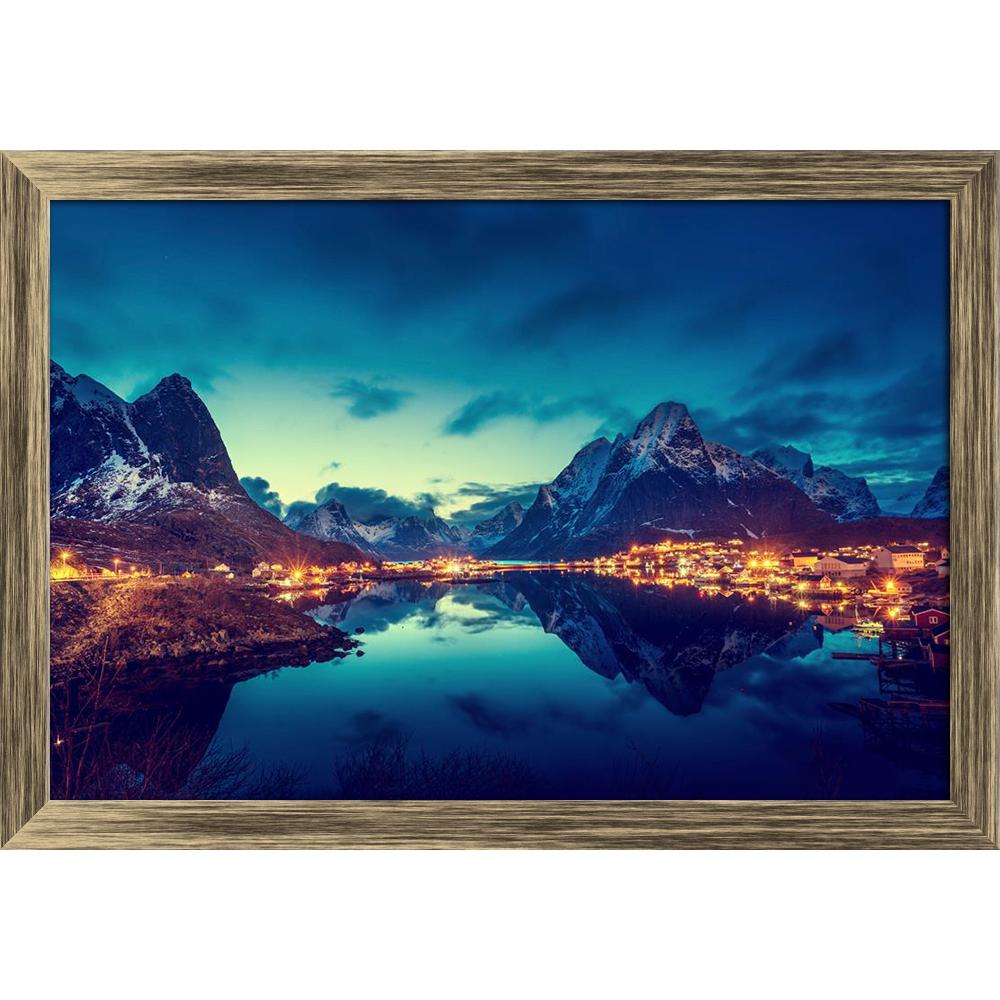 ArtzFolio Sunset In Reine Village, Lofoten Islands, Norway D1 Canvas Painting-Paintings Wooden Framing-AZ5006694ART_FR_RF_R-0-Image Code 5006694 Vishnu Image Folio Pvt Ltd, IC 5006694, ArtzFolio, Paintings Wooden Framing, Landscapes, Places, Photography, sunset, in, reine, village, lofoten, islands, norway, d1, canvas, painting, framed, print, wall, for, living, room, with, frame, poster, pitaara, box, large, size, drawing, art, split, big, office, reception, of, kids, panel, designer, decorative, amazonbas
