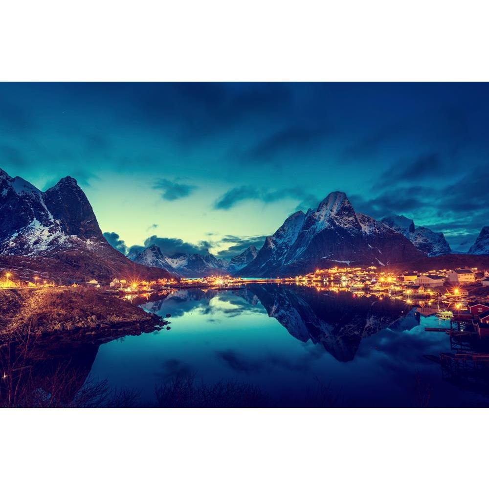 ArtzFolio Sunset In Reine Village, Lofoten Islands, Norway D1 Canvas Painting-Paintings MDF Framing-AZ5006694ART_UN_RF_R-0-Image Code 5006694 Vishnu Image Folio Pvt Ltd, IC 5006694, ArtzFolio, Paintings MDF Framing, Landscapes, Places, Photography, sunset, in, reine, village, lofoten, islands, norway, d1, canvas, painting, framed, print, wall, for, living, room, with, frame, poster, pitaara, box, large, size, drawing, art, split, big, office, reception, of, kids, panel, designer, decorative, amazonbasics, r