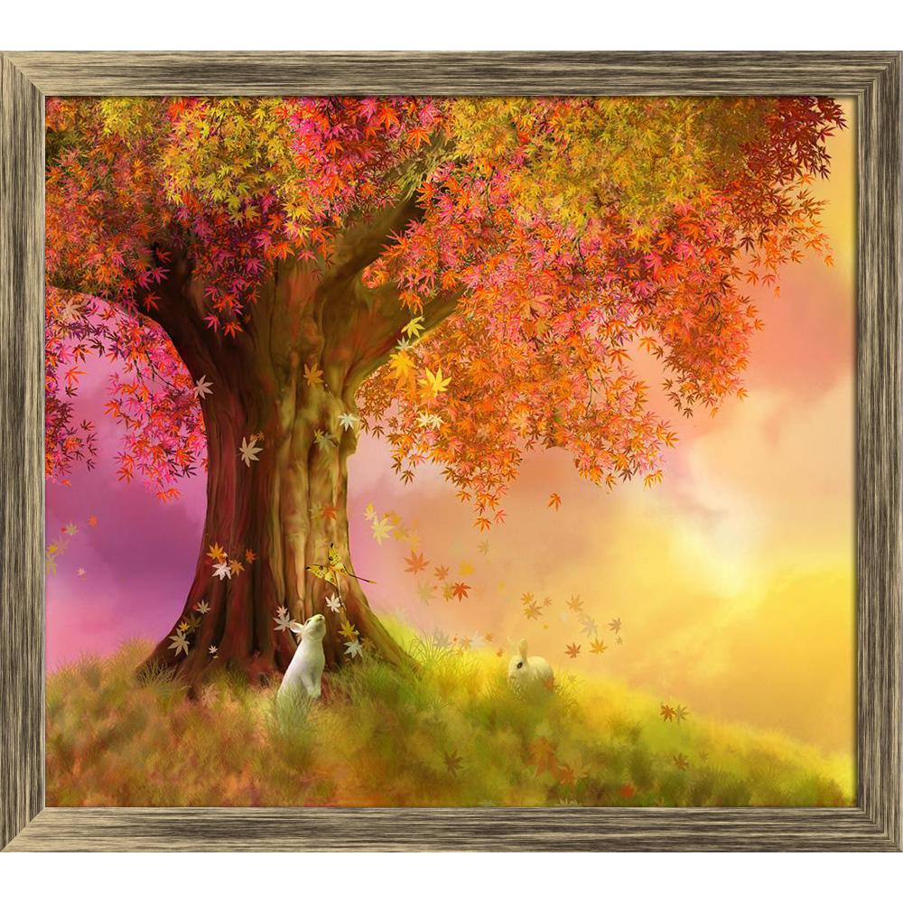 ArtzFolio Autumn Day With A Big Tree Two Rabbits Canvas Painting-Paintings Wooden Framing-AZ5006695ART_FR_RF_R-0-Image Code 5006695 Vishnu Image Folio Pvt Ltd, IC 5006695, ArtzFolio, Paintings Wooden Framing, Landscapes, Digital Art, autumn, day, with, a, big, tree, two, rabbits, canvas, painting, framed, print, wall, for, living, room, frame, poster, pitaara, box, large, size, drawing, art, split, office, reception, photography, of, kids, panel, designer, decorative, amazonbasics, reprint, small, bedroom, 