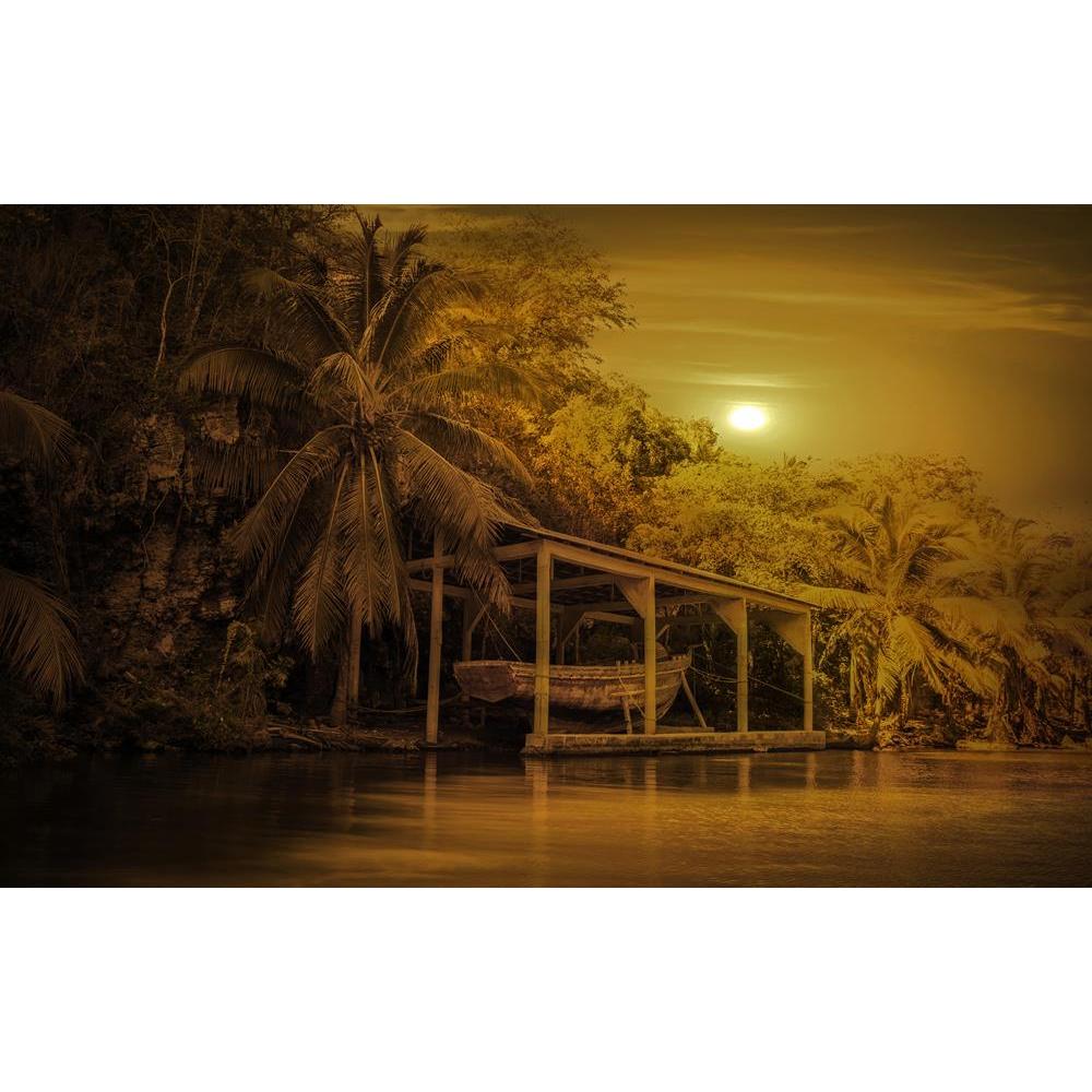 ArtzFolio Sunset over Old Pirate Boat in Caribbean Bay Canvas Painting-Paintings MDF Framing-AZ5006716ART_UN_RF_R-0-Image Code 5006716 Vishnu Image Folio Pvt Ltd, IC 5006716, ArtzFolio, Paintings MDF Framing, Landscapes, Places, Photography, sunset, over, old, pirate, boat, in, caribbean, bay, canvas, painting, framed, print, wall, for, living, room, with, frame, poster, pitaara, box, large, size, drawing, art, split, big, office, reception, of, kids, panel, designer, decorative, amazonbasics, reprint, smal