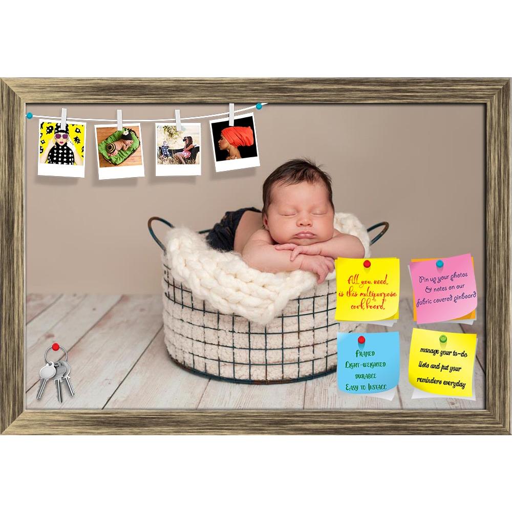 ArtzFolio Portrait of a Newborn Baby Boy D9 Printed Bulletin Board Notice Pin Board Soft Board | Framed-Bulletin Boards Framed-AZ5006718BLB_FR_RF_R-0-Image Code 5006718 Vishnu Image Folio Pvt Ltd, IC 5006718, ArtzFolio, Bulletin Boards Framed, Kids, Photography, portrait, of, a, newborn, baby, boy, d9, printed, bulletin, board, notice, pin, soft, framed, infant, male, sleep, sleeping, wire, basket, nap, napping, relaxing, relax, cute, adorable, human, innocence, innocent, new, studio, shot, horizontal, imag