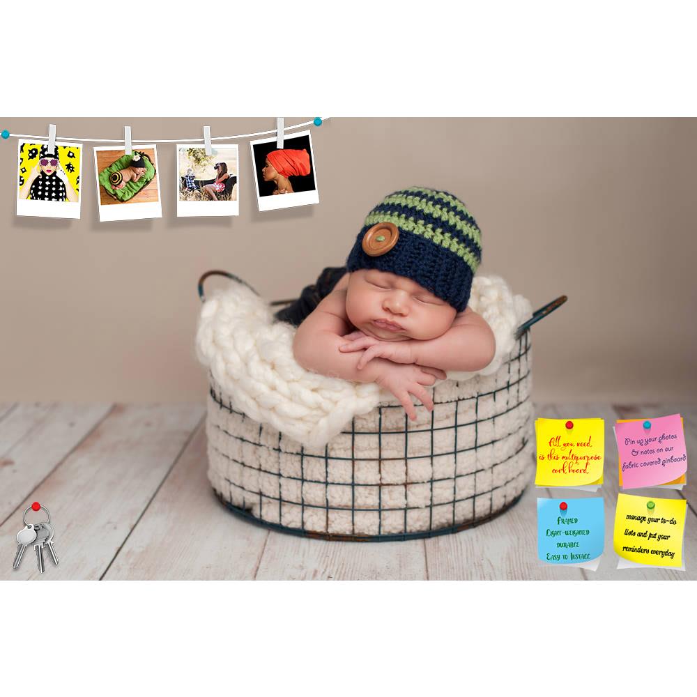 ArtzFolio Portrait of a Newborn Baby Boy D10 Printed Bulletin Board Notice Pin Board Soft Board | Frameless-Bulletin Boards Frameless-AZ5006719BLB_FL_RF_R-0-Image Code 5006719 Vishnu Image Folio Pvt Ltd, IC 5006719, ArtzFolio, Bulletin Boards Frameless, Kids, Photography, portrait, of, a, newborn, baby, boy, d10, printed, bulletin, board, notice, pin, soft, frameless, hat, beanie, cap, button, infant, male, sleep, sleeping, wire, basket, nap, napping, relaxing, relax, cute, adorable, human, innocence, innoc