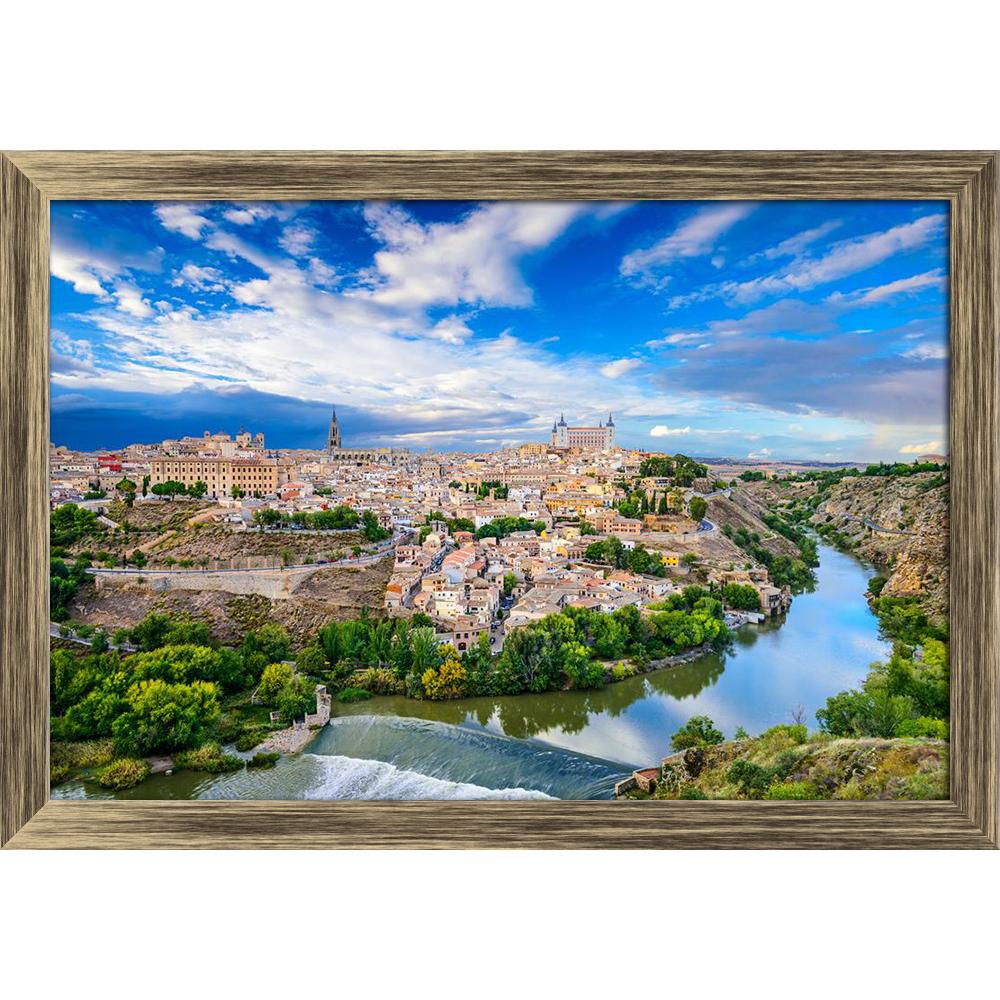 ArtzFolio Toledo, Spain Old Town Skyline On The Tagus River Canvas Painting Synthetic Frame-Paintings Synthetic Framing-AZ5006721ART_FR_RF_R-0-Image Code 5006721 Vishnu Image Folio Pvt Ltd, IC 5006721, ArtzFolio, Paintings Synthetic Framing, Landscapes, Places, Photography, toledo, spain, old, town, skyline, on, the, tagus, river, canvas, painting, synthetic, frame, framed, print, wall, for, living, room, with, poster, pitaara, box, large, size, drawing, art, split, big, office, reception, of, kids, panel, 