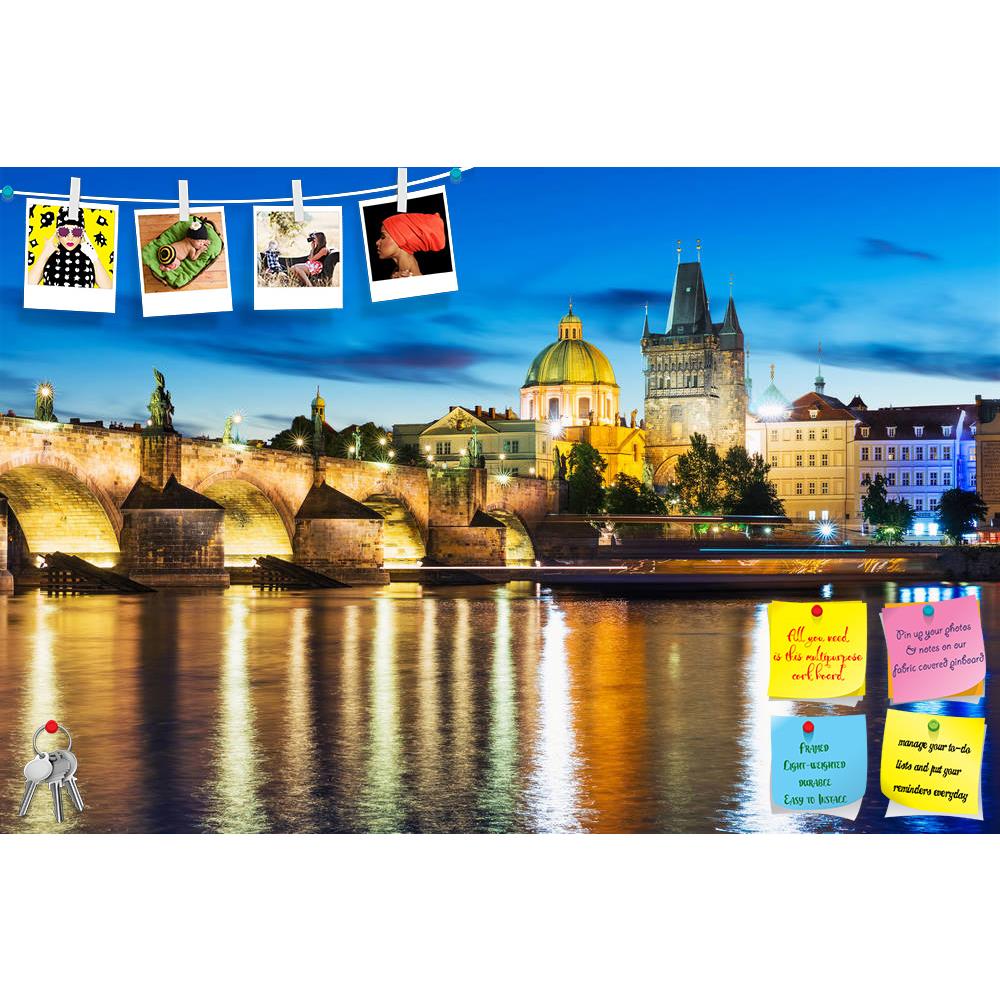 ArtzFolio Vltava River Pier & Charles Bridge in Prague Printed Bulletin Board Notice Pin Board Soft Board | Frameless-Bulletin Boards Frameless-AZ5006740BLB_FL_RF_R-0-Image Code 5006740 Vishnu Image Folio Pvt Ltd, IC 5006740, ArtzFolio, Bulletin Boards Frameless, Landscapes, Places, Photography, vltava, river, pier, charles, bridge, in, prague, printed, bulletin, board, notice, pin, soft, frameless, czech, republic, praha, city, town, old, evening, sunset, night, architecture, building, cityscape, landscape